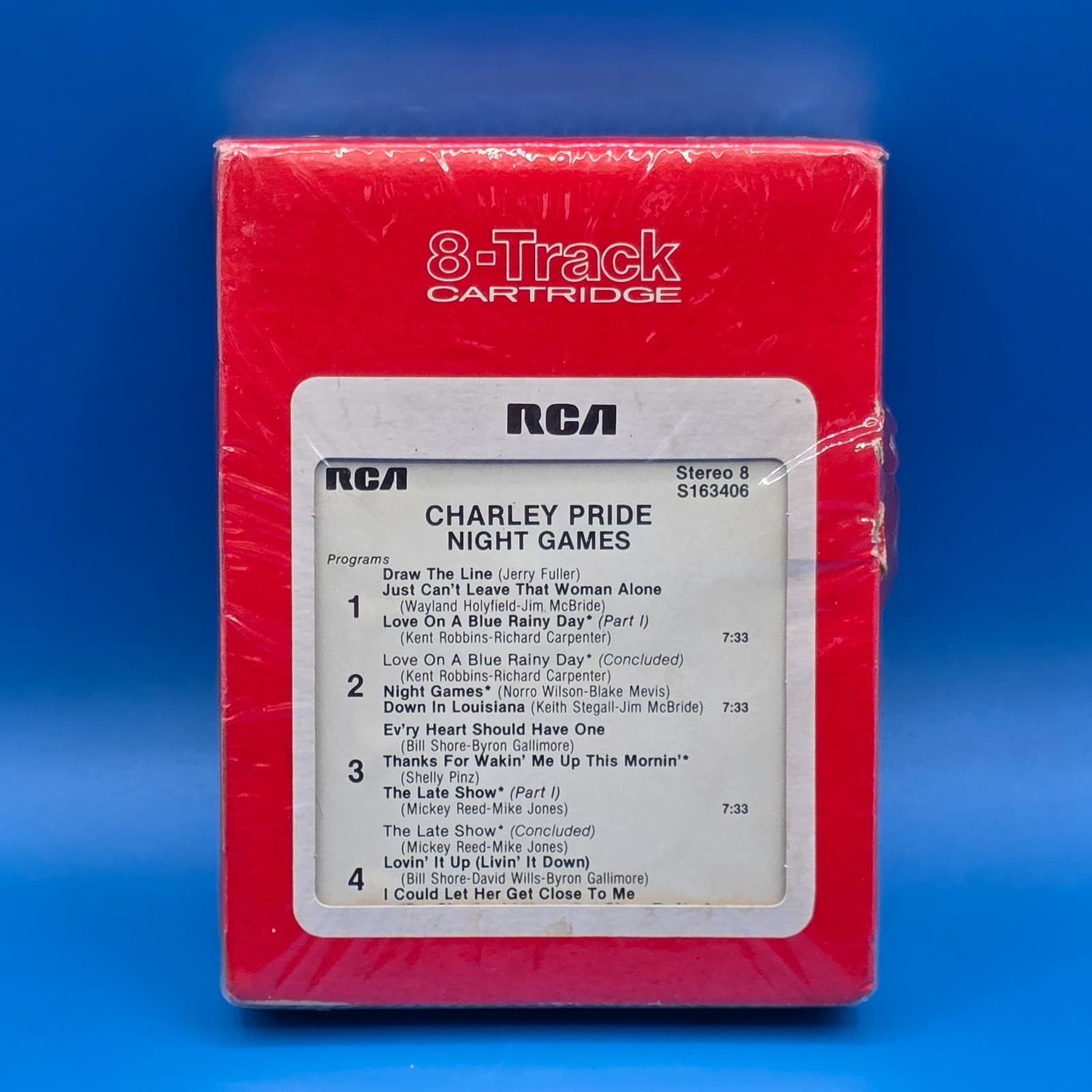 Charley Pride, Night Games, 8 Track Tape new - Thumbnail 5