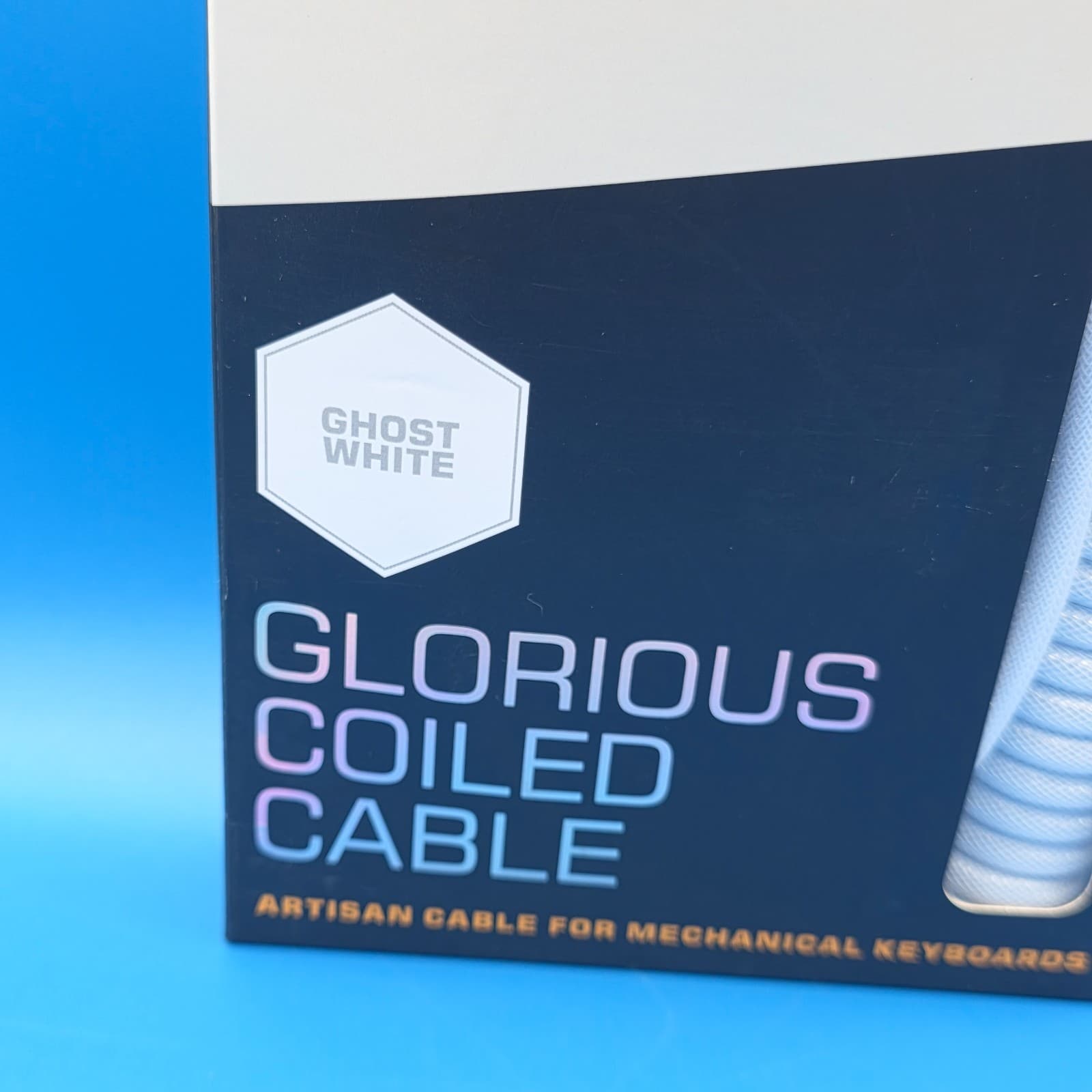 Glorious Coiled Cable (Ghost White) - USB-C, GMMK& GMMK PRO For Gaming Keyboards - Thumbnail 7