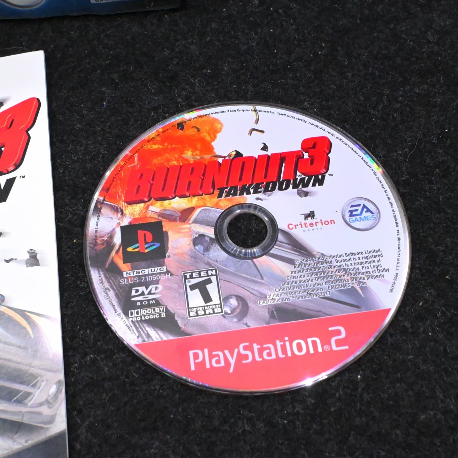 Burnout 3 Takedown PS2 PlayStation 2 Greatest Hits Complete CIB - Thumbnail 2