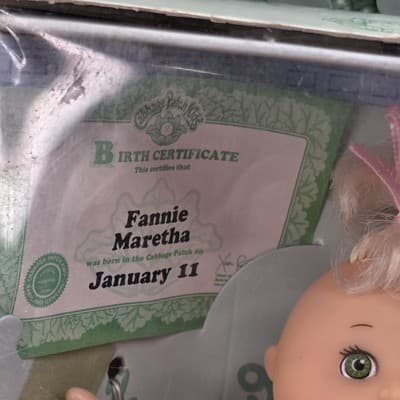 Vintage 1997 Mattel Fannie Maretha CPK Cabbage Patch Kids Baby #69221 - Thumbnail 3