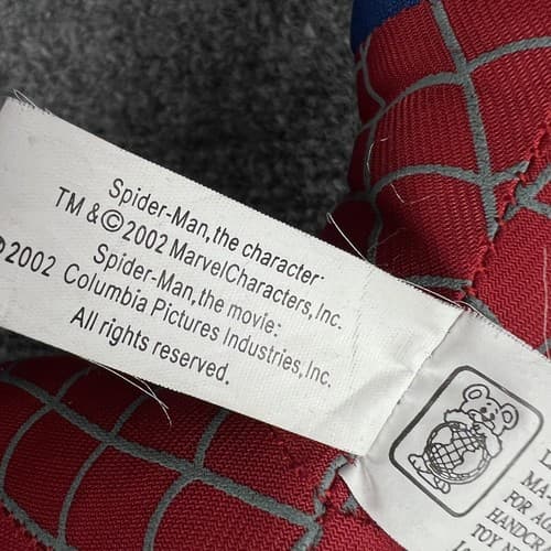 RARE Vintage 2002 Spiderman Tobey Maguire Movie 16” Plush With Tags - Thumbnail 6