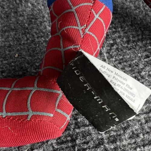 RARE Vintage 2002 Spiderman Tobey Maguire Movie 16” Plush With Tags - Thumbnail 8