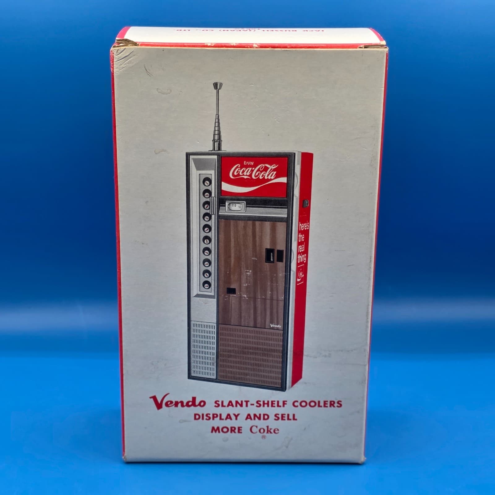 Coca-Cola Vendo Transistor Radio 1970’s. New Vintage Old Stock Advertisement - Thumbnail 3
