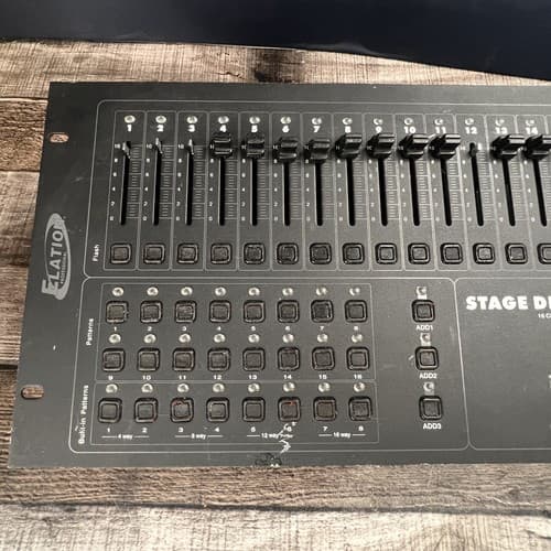 FOR PARTS OR REPAIR Elation STAGE DESK-16 16-Channel DMX Dimming Console - Thumbnail 3