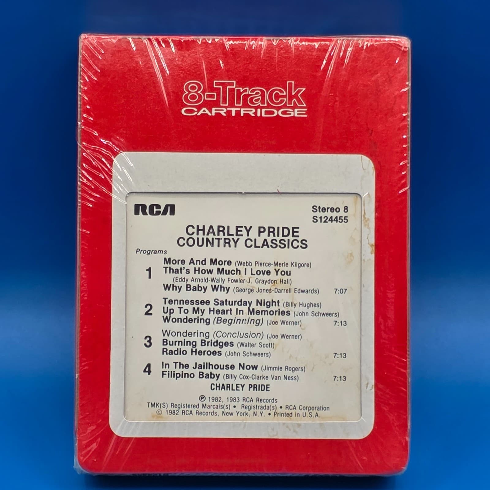 Charlie Pride Country Classics 8 Track Tape New - Thumbnail 7
