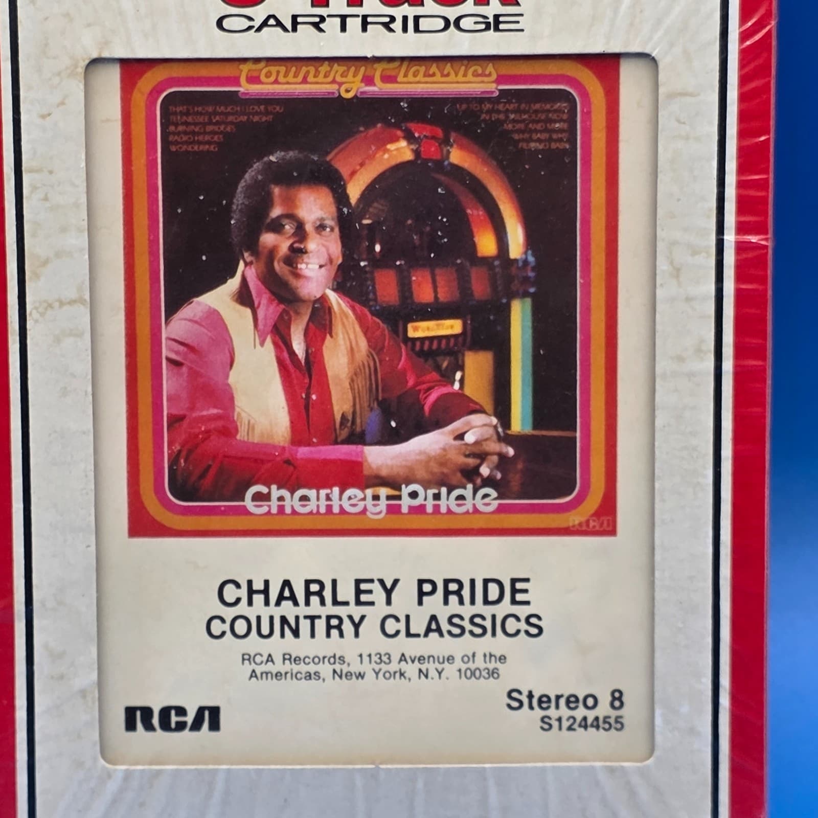 Charlie Pride Country Classics 8 Track Tape New - Thumbnail 2