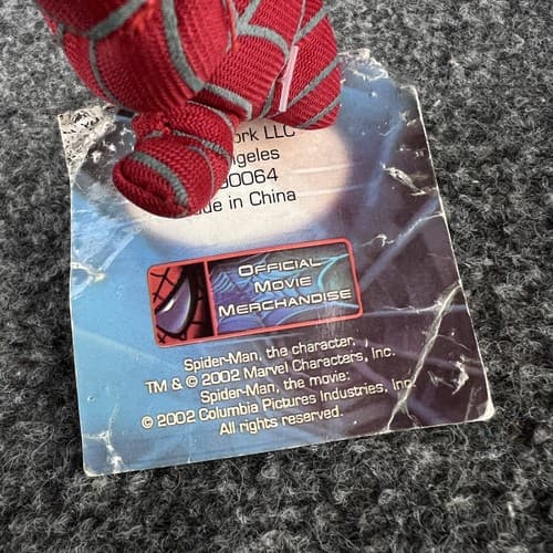 RARE Vintage 2002 Spiderman Tobey Maguire Movie 16” Plush With Tags - Thumbnail 9