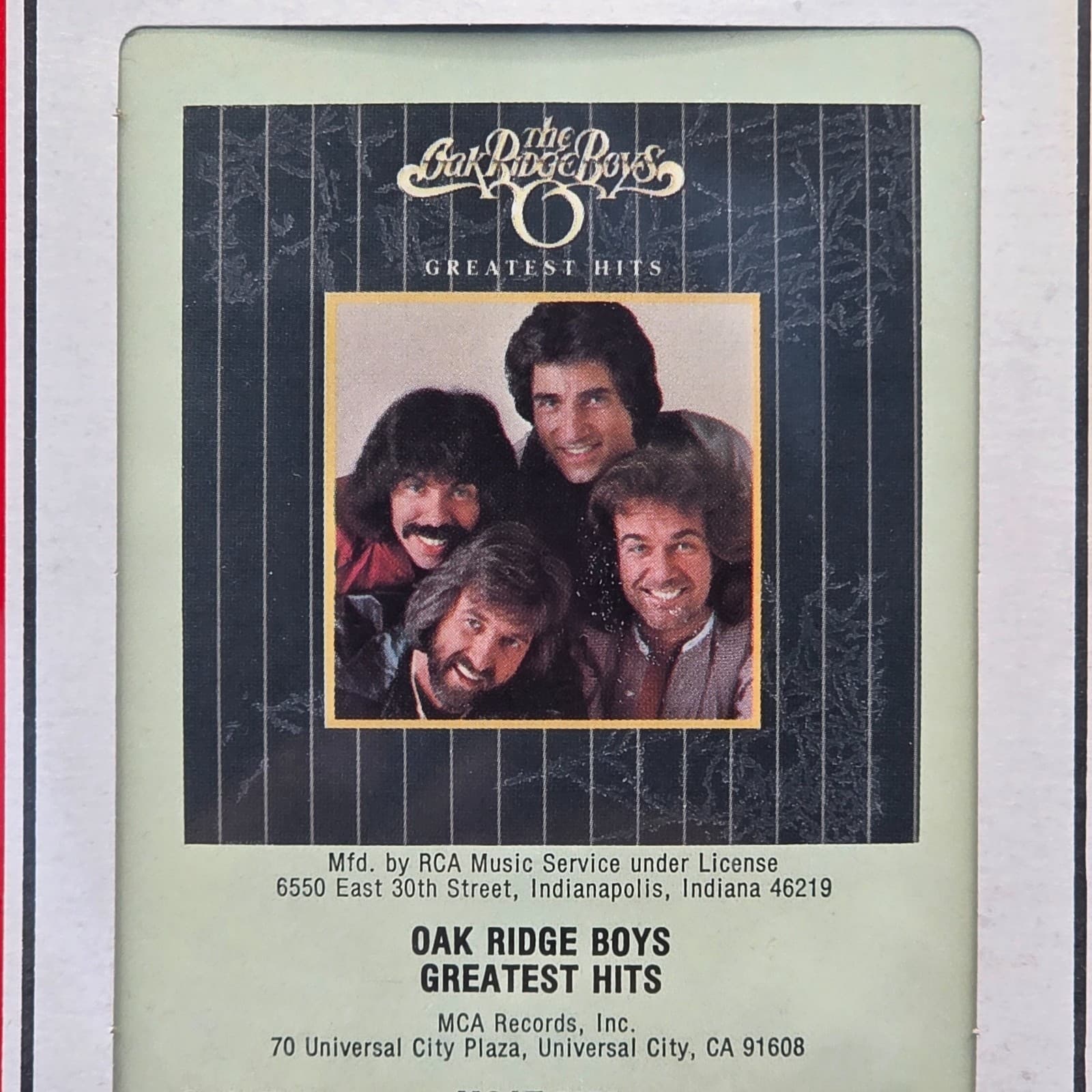 Oak Ridge Boys - Greatest Hits - 8 Track Tape - New and Still Sealed - Thumbnail 2
