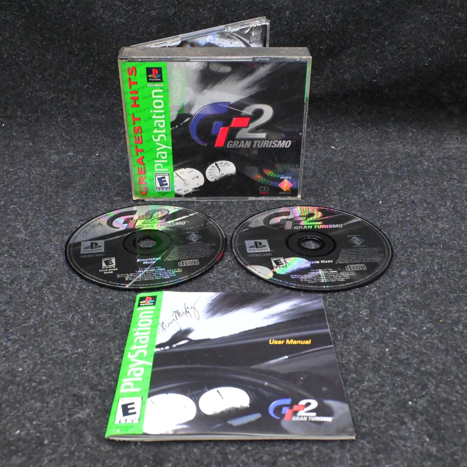 Gran Turismo 2 (Playstation PS1) Complete CIB w/RegCard Greatest Hits Tested