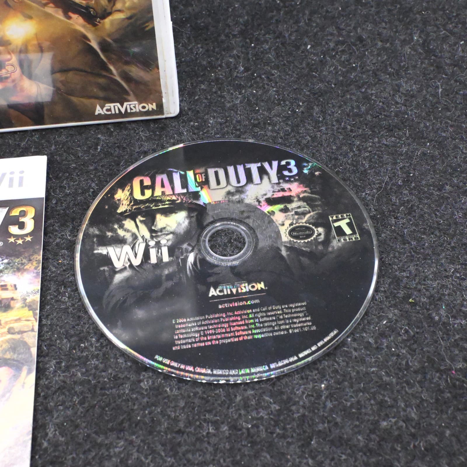 Call of Duty 3 (Nintendo Wii) CIB COMPLETE & TESTED - Thumbnail 2