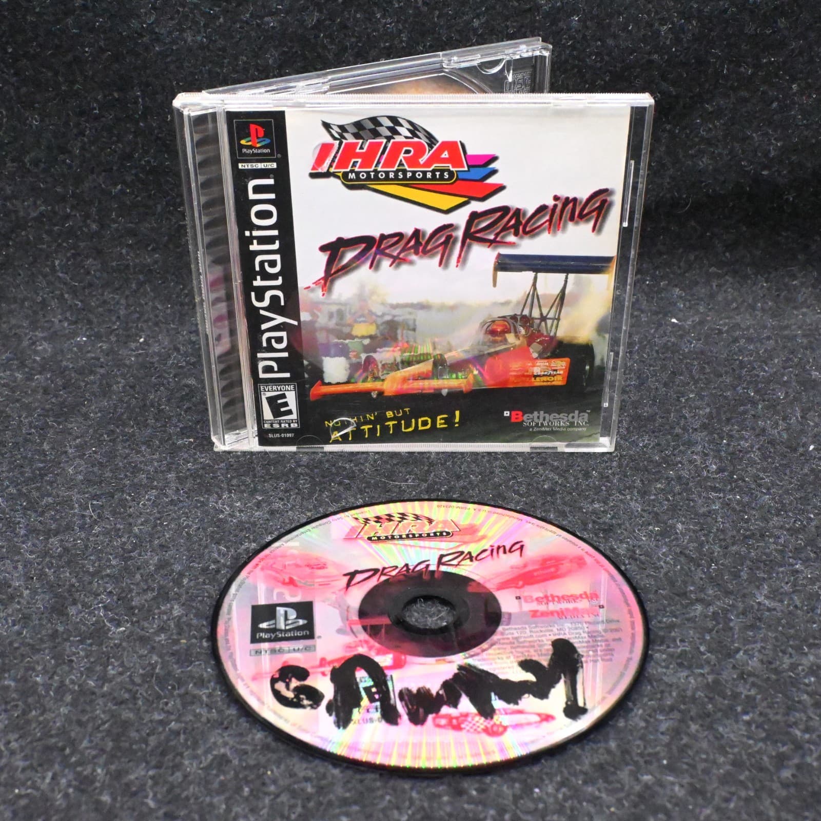 IHRA Motorsports Drag Racing (Sony PlayStation 1, 2001) CIB PS1