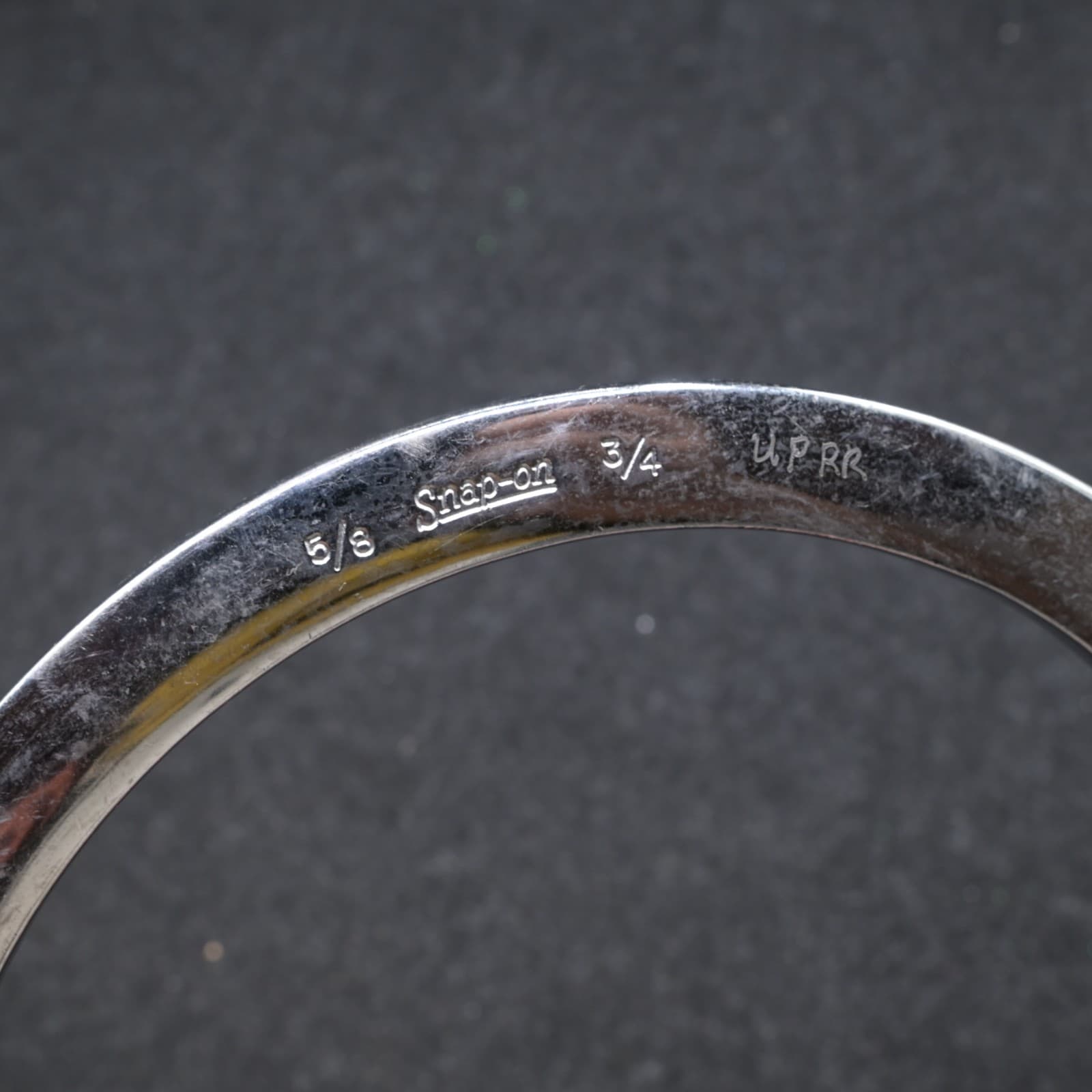 Snap-On Half Moon Wrench 5/8" 3/4" CX2024 12 Pt Sold As Pictured Mechanic Tool - Thumbnail 3