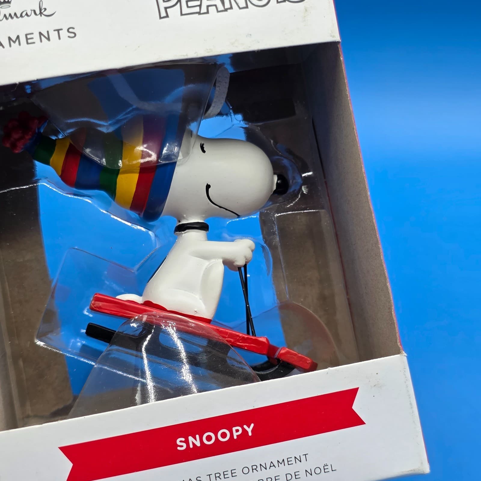 Hallmark 2021 Snoopy Skiing Peanuts Christmas Tree Ornament Charlie Brown New - Thumbnail 5