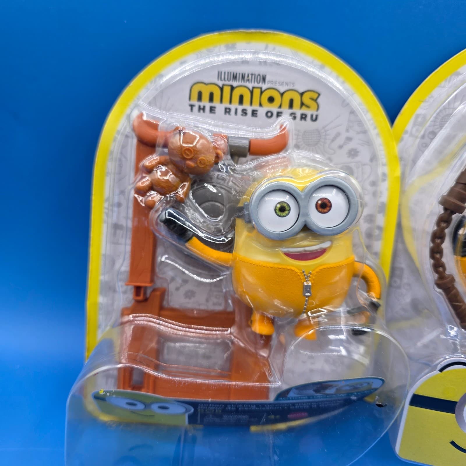 Minions The Rise Of Gru Figures Stuart & Bob Lot Of 2 - Thumbnail 2