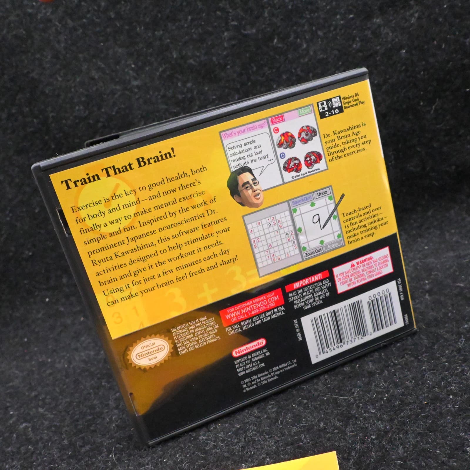 Brain Age: Train Your Brain in Minutes a Day (Nintendo DS) Complete in Box CIB - Thumbnail 5