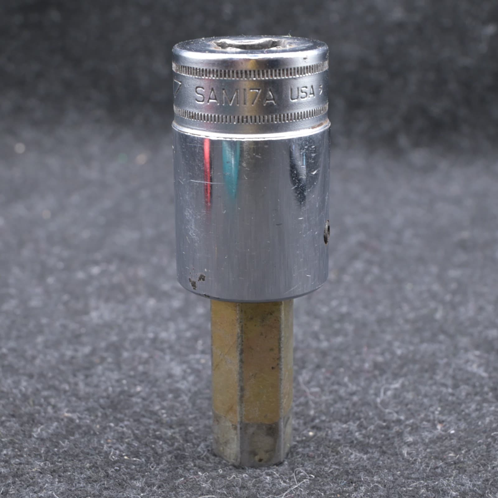Snap On Tools 1/2 Drive 17mm Standard Hex Bit Socket Driver SAM17A USA - Thumbnail 4