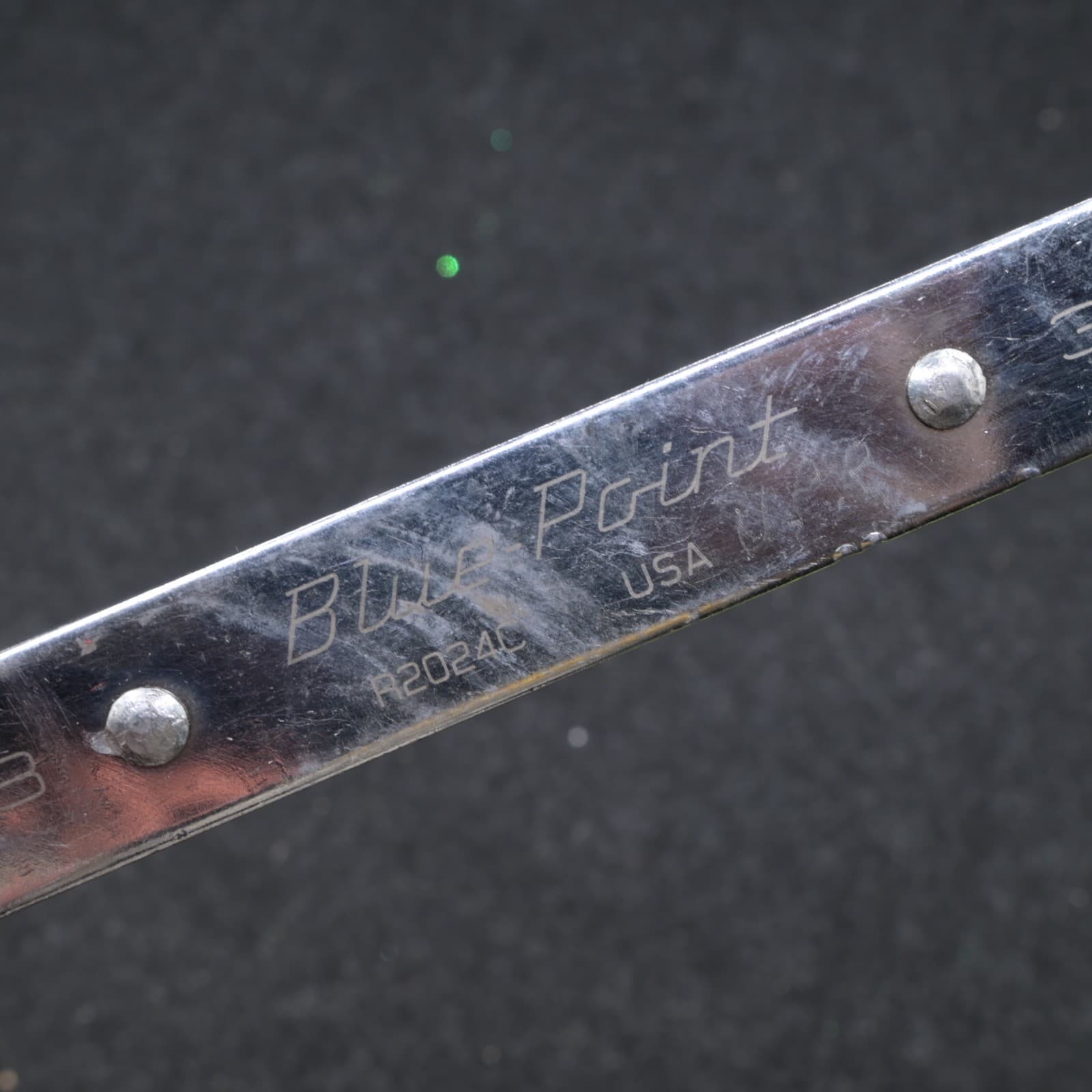 Blue Point 5/8" and 3/4" 12 Point Box End Ratcheting Wrench H2024C USA - Thumbnail 2