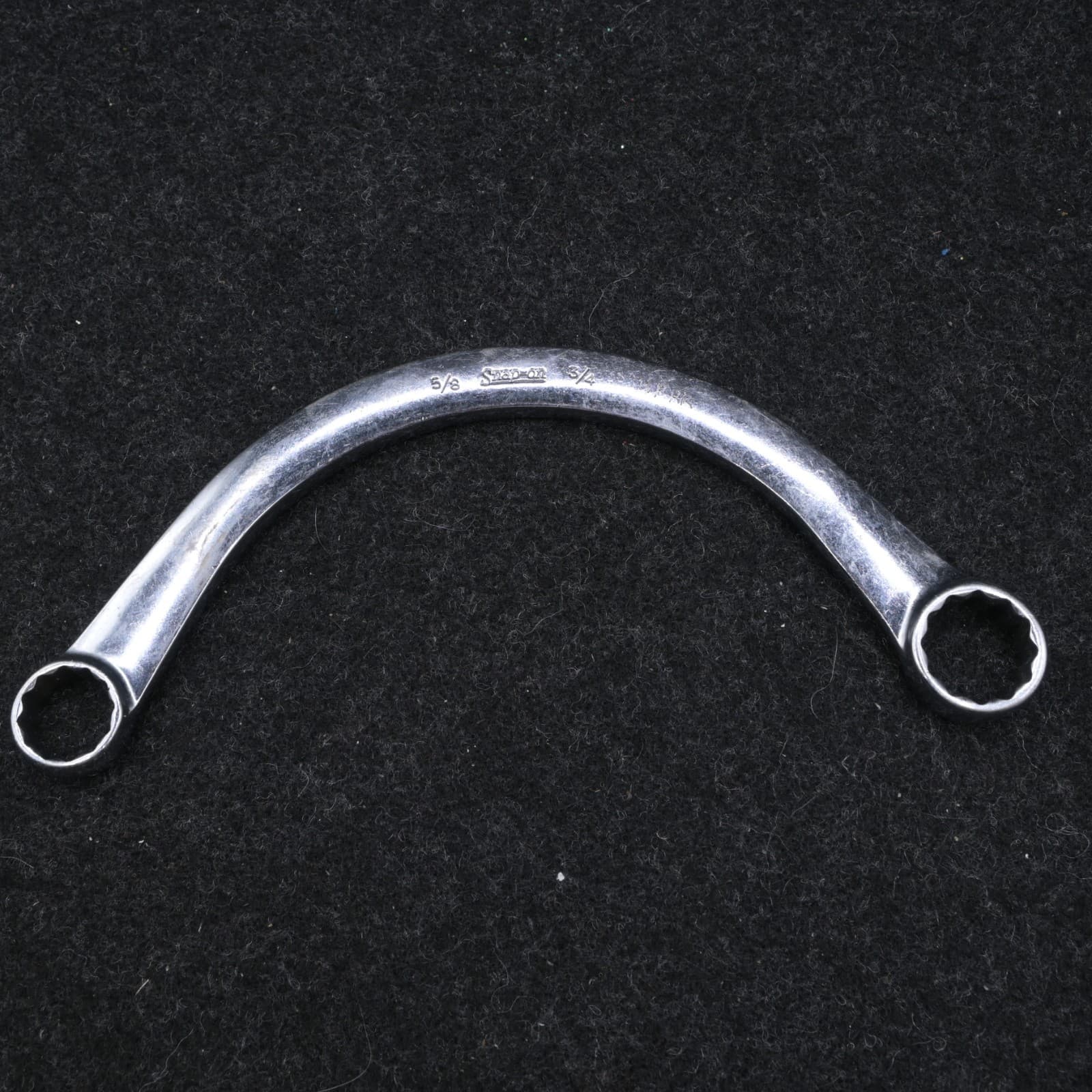 Snap-On Half Moon Wrench 5/8" 3/4" CX2024 12 Pt Sold As Pictured Mechanic Tool - Thumbnail 2