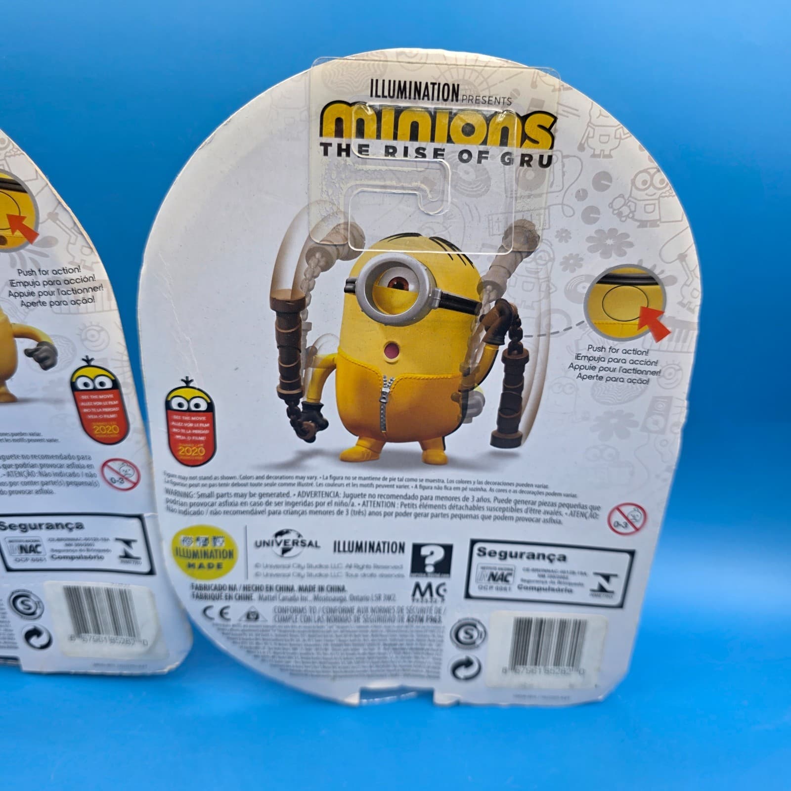 Minions The Rise Of Gru Figures Stuart & Bob Lot Of 2 - Thumbnail 3