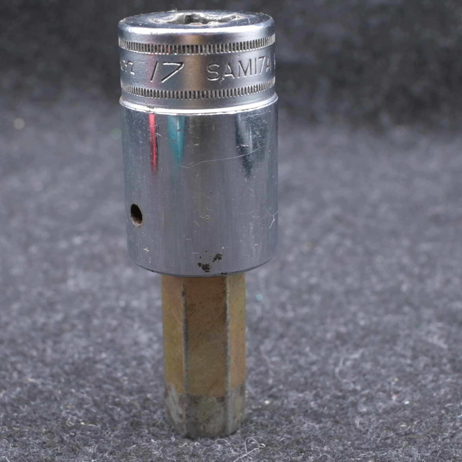 Snap On Tools 1/2 Drive 17mm Standard Hex Bit Socket Driver SAM17A USA - Thumbnail 3