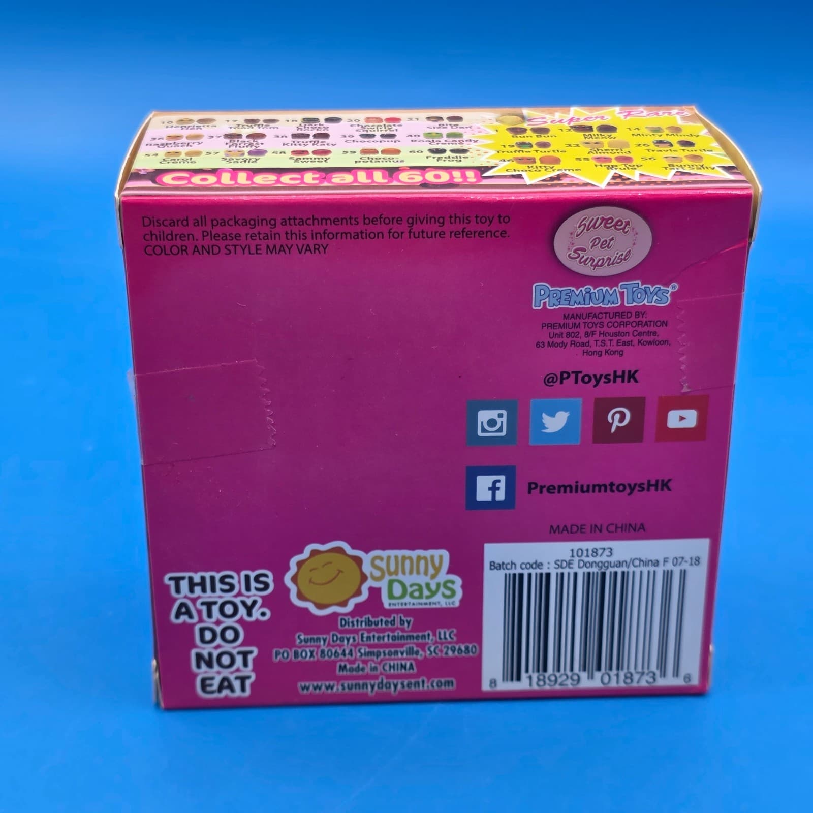 Chocolate Scented Chocotinis 4 Pack Sweet Pet Surprise Premium Toys - Thumbnail 3
