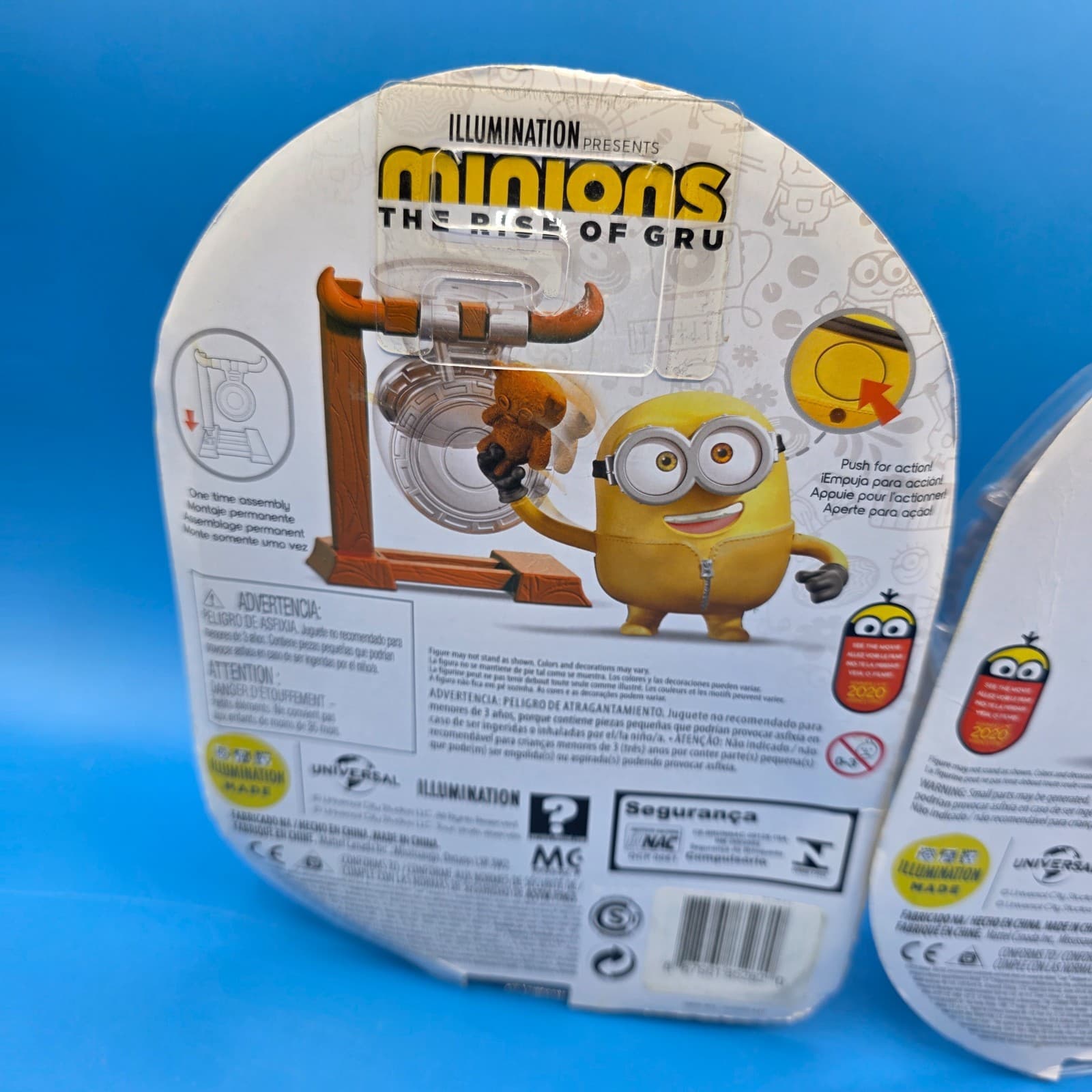 Minions The Rise Of Gru Figures Stuart & Bob Lot Of 2 - Thumbnail 4
