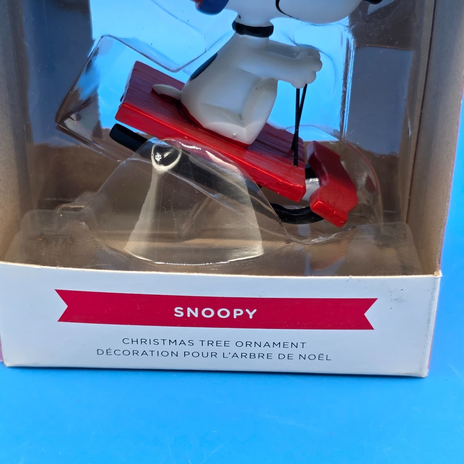 Hallmark 2021 Snoopy Skiing Peanuts Christmas Tree Ornament Charlie Brown New - Thumbnail 2
