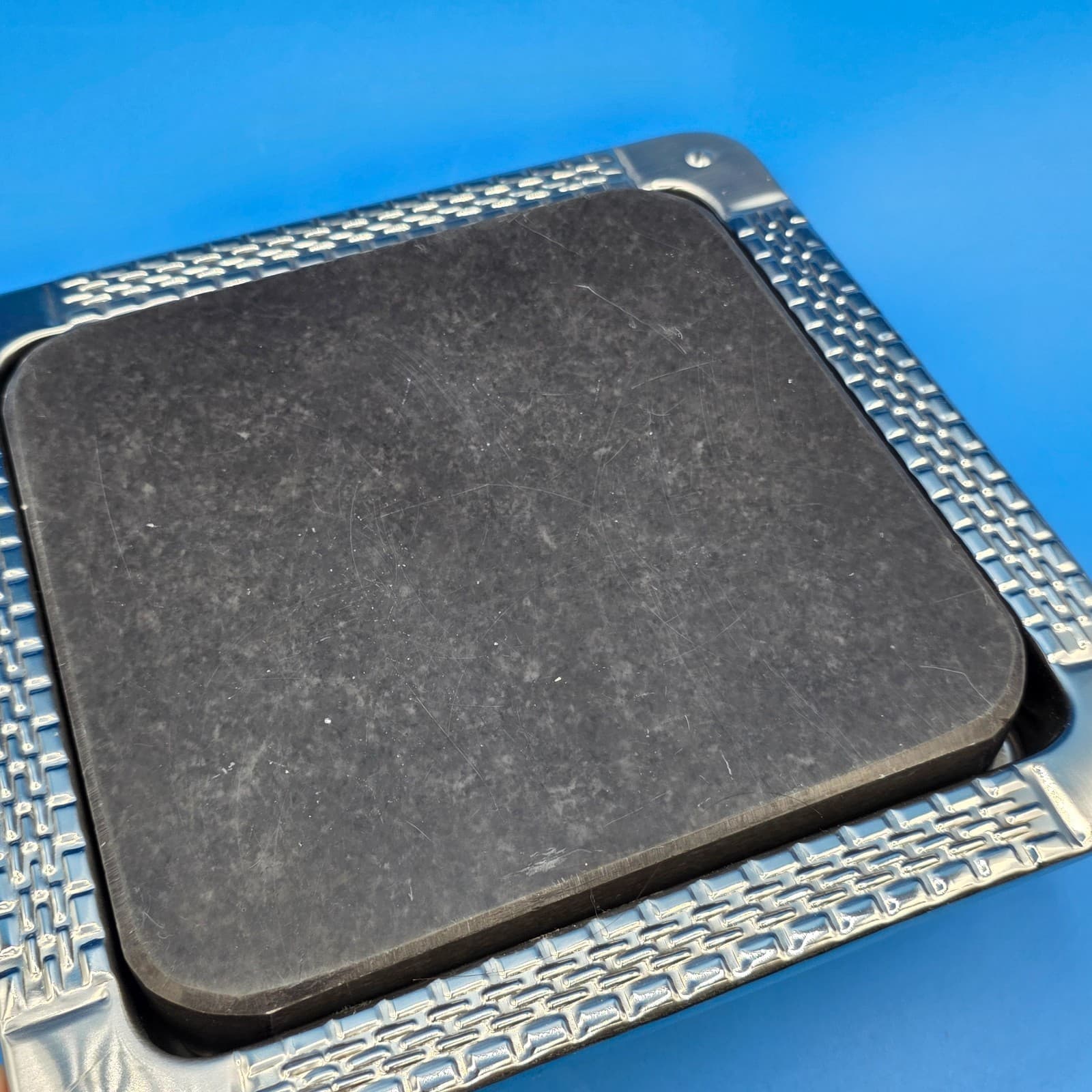 Ralph Lauren® Stainless St Cheeseboard Tray w/Heavy Slate Insert #550-LR190-535 - Thumbnail 7