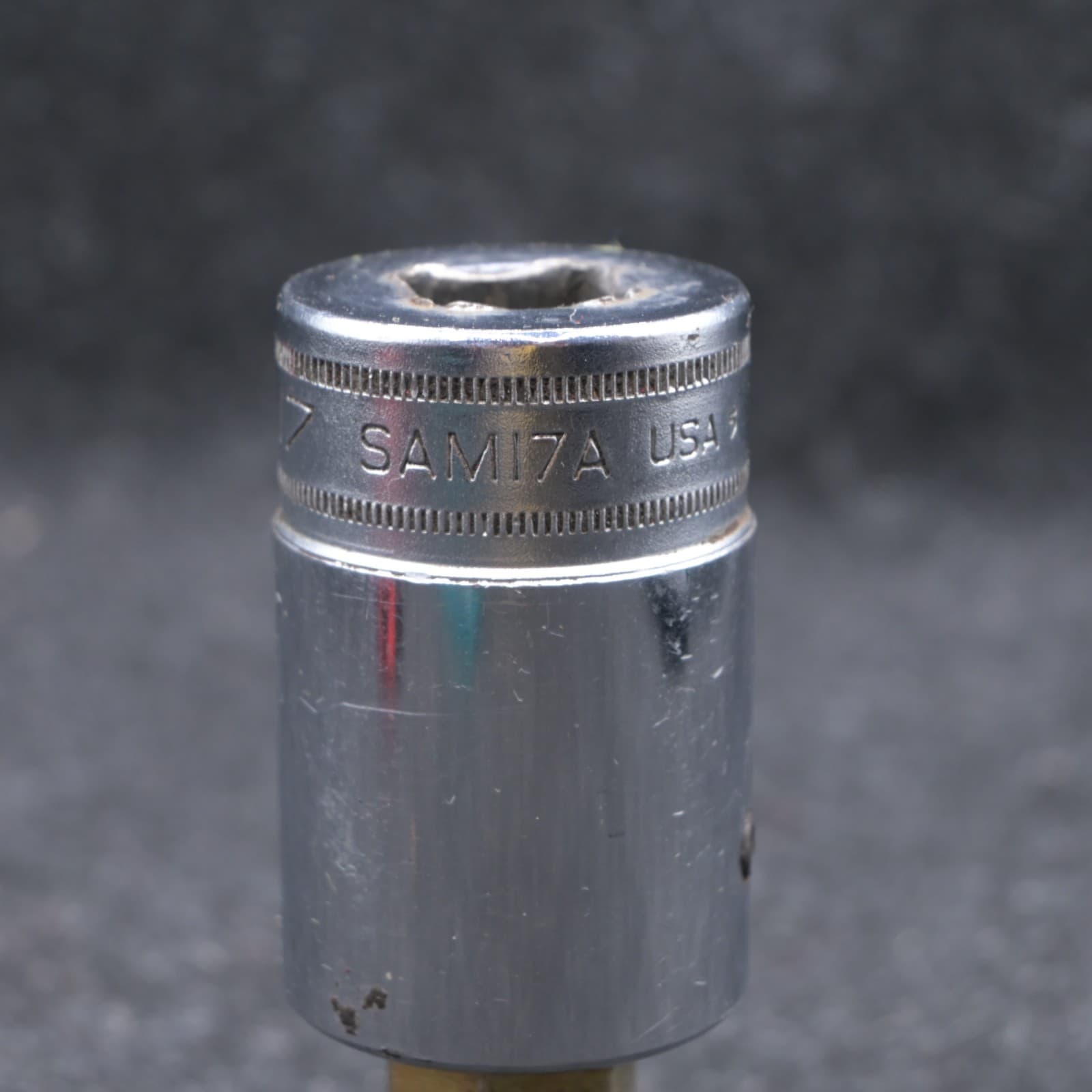 Snap On Tools 1/2 Drive 17mm Standard Hex Bit Socket Driver SAM17A USA - Thumbnail 5