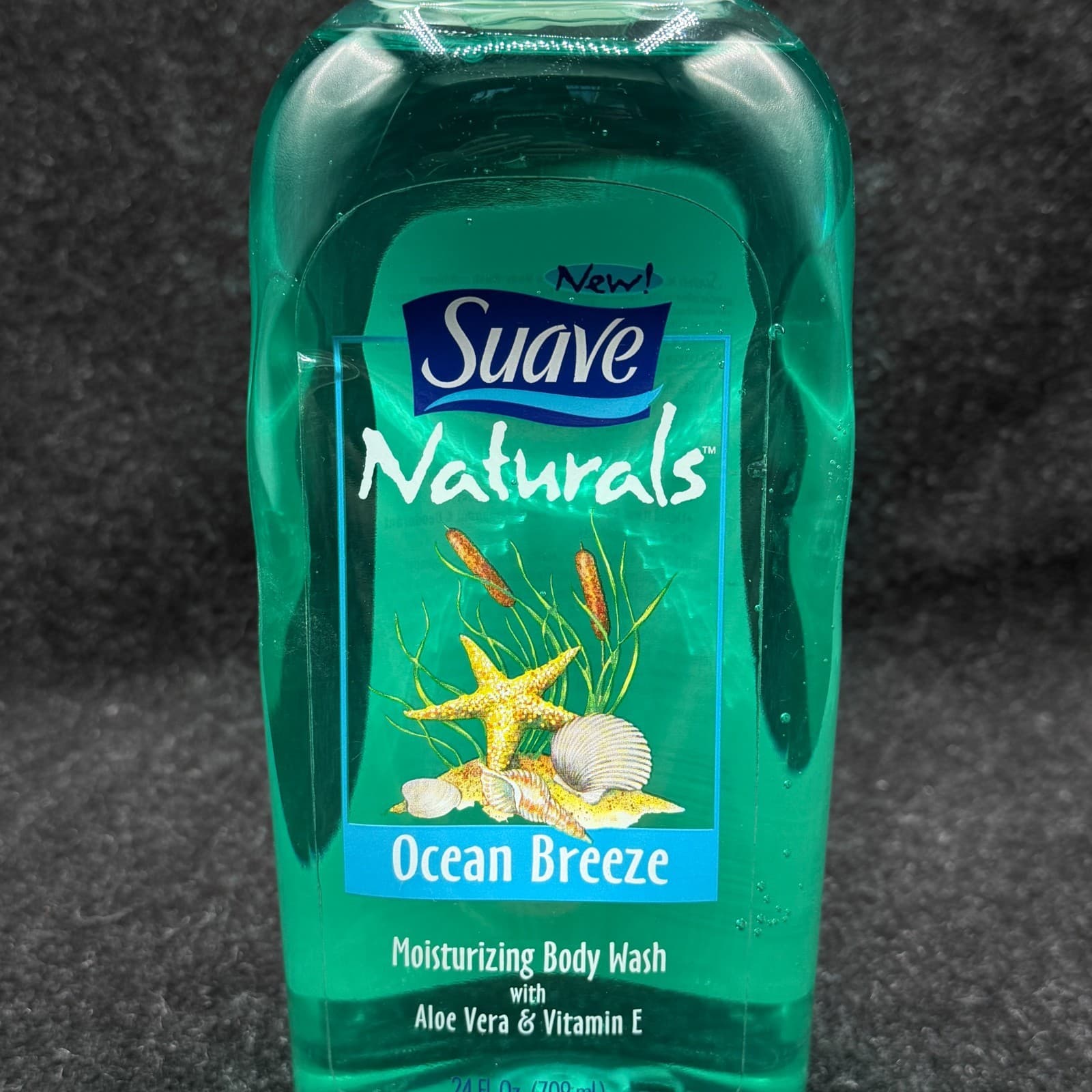 Vintage Suave Naturals Body Wash Ocean Breeze 24 fl oz Old Stock - Thumbnail 2