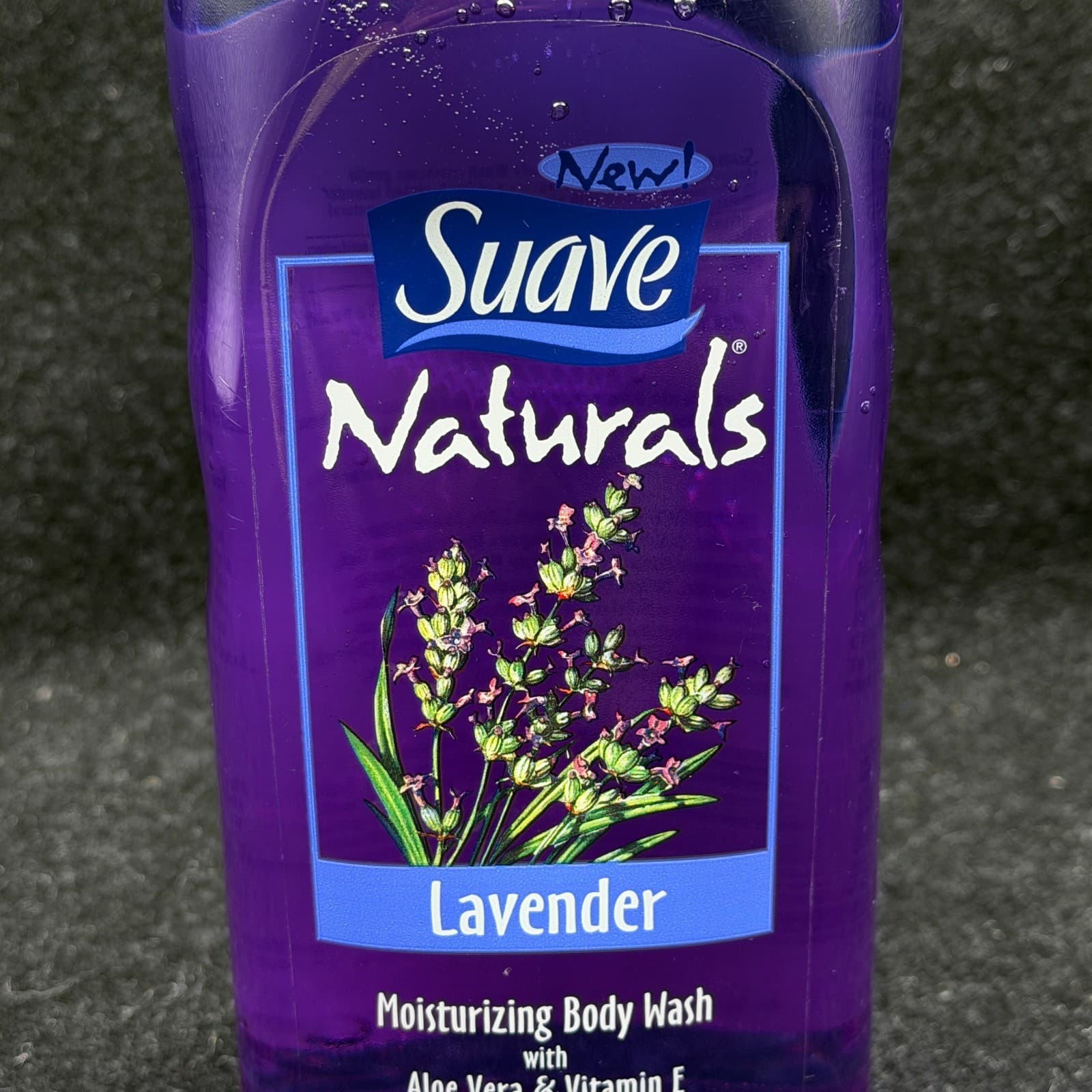 Vintage Suave Naturals Body Wash Lavender 24 fl oz Old Stock - Thumbnail 2