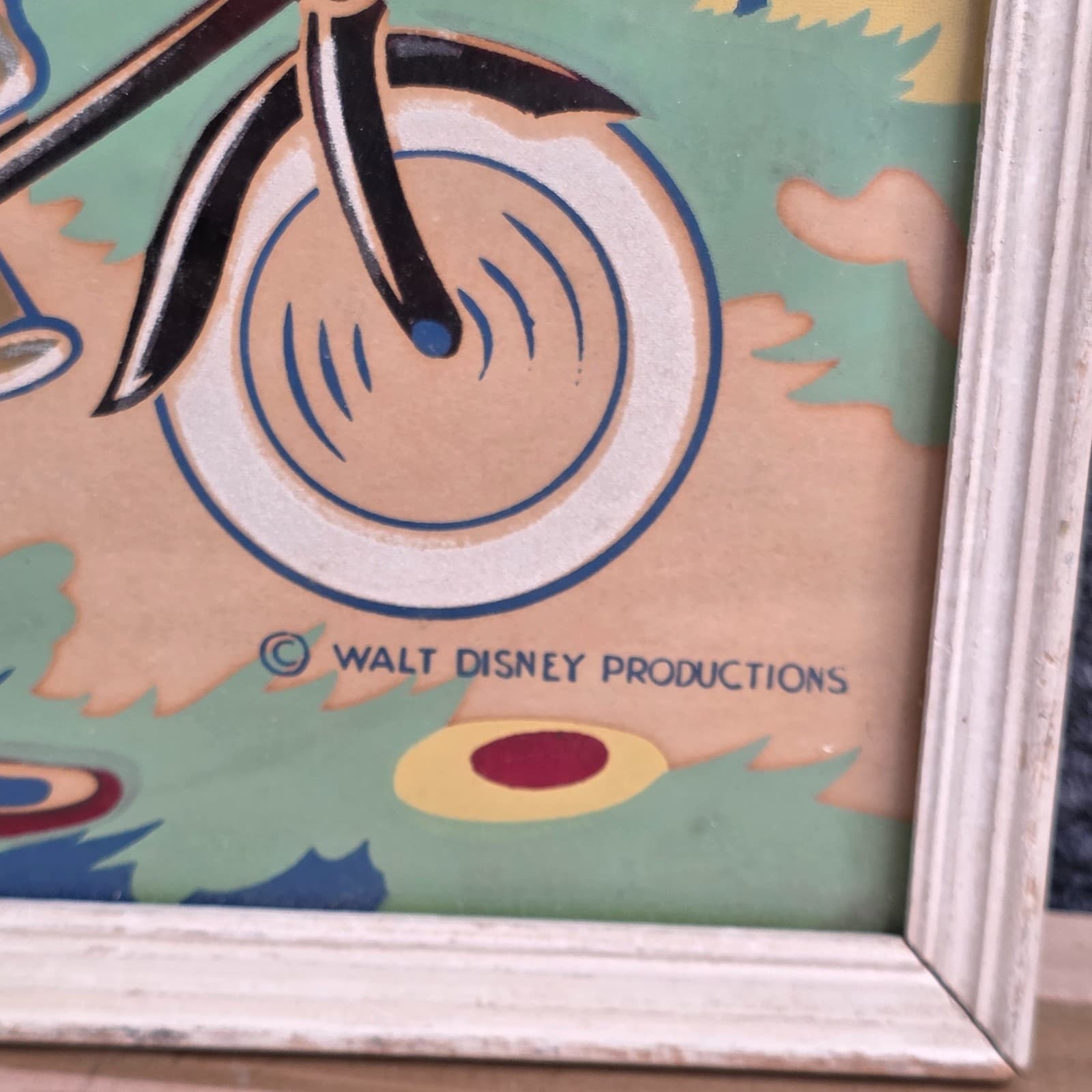 Vintage Walt Disney production Donald Duck Picture Painting - Thumbnail 5