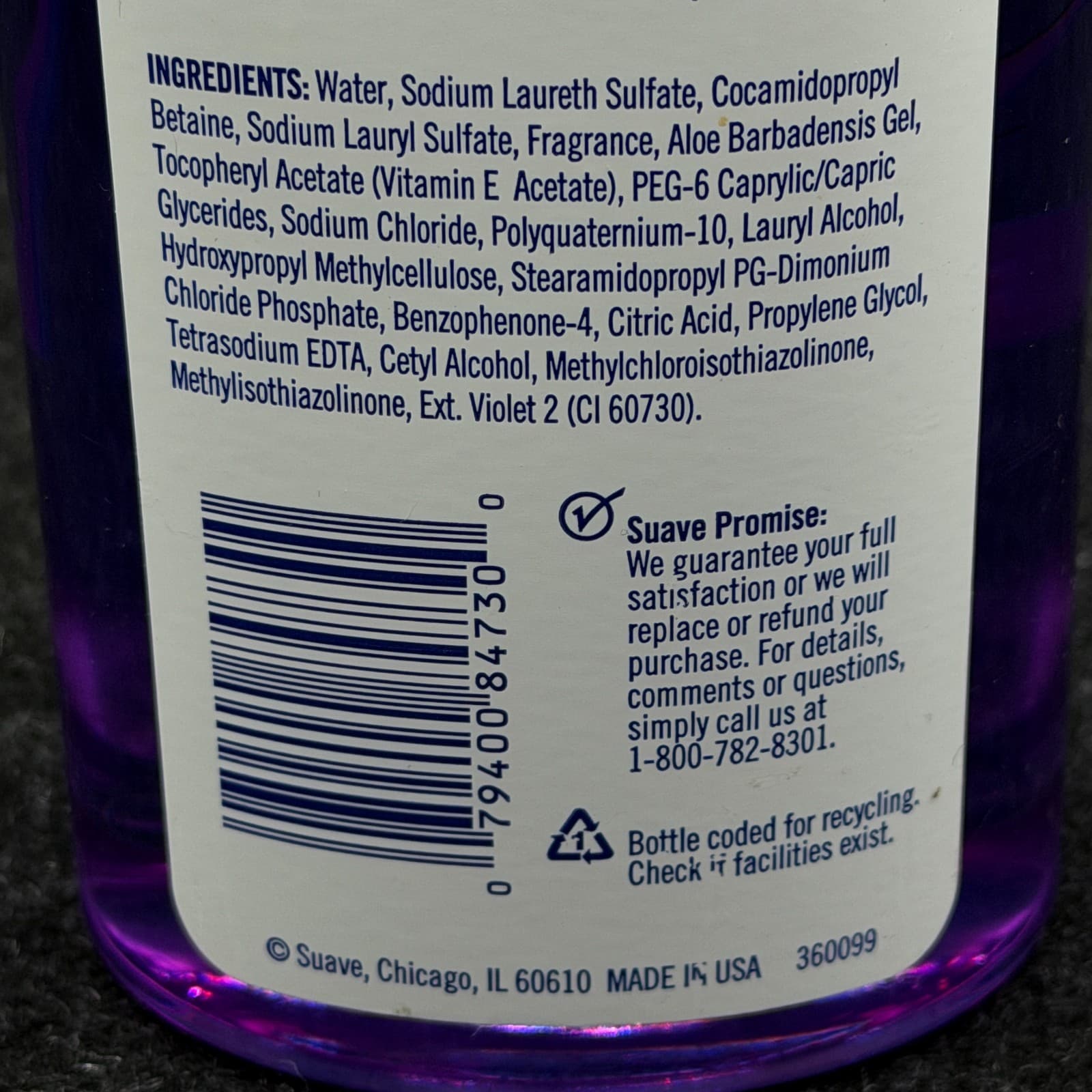 Vintage Suave Naturals Body Wash Lavender 24 fl oz Old Stock - Thumbnail 7