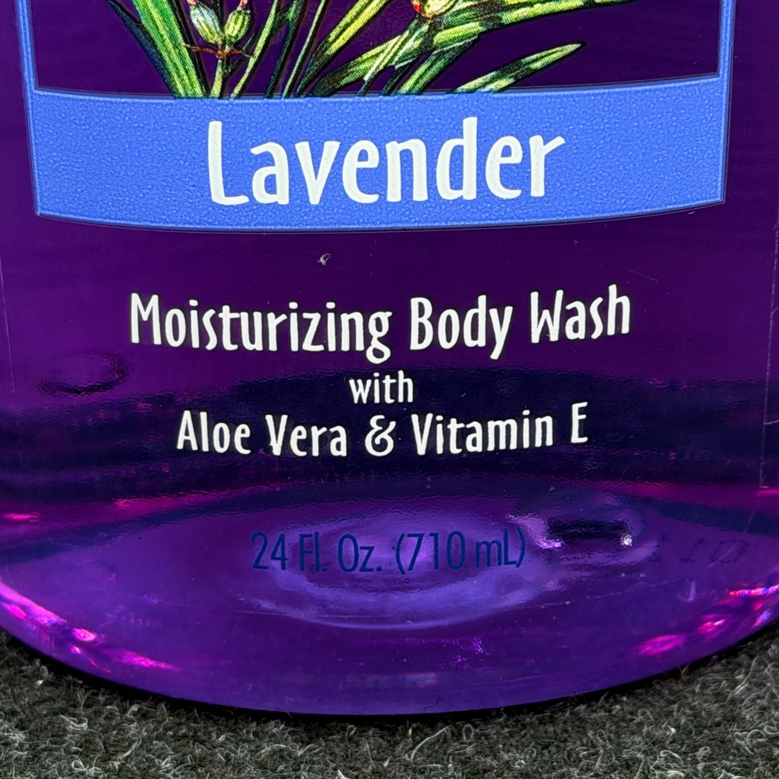 Vintage Suave Naturals Body Wash Lavender 24 fl oz Old Stock - Thumbnail 3