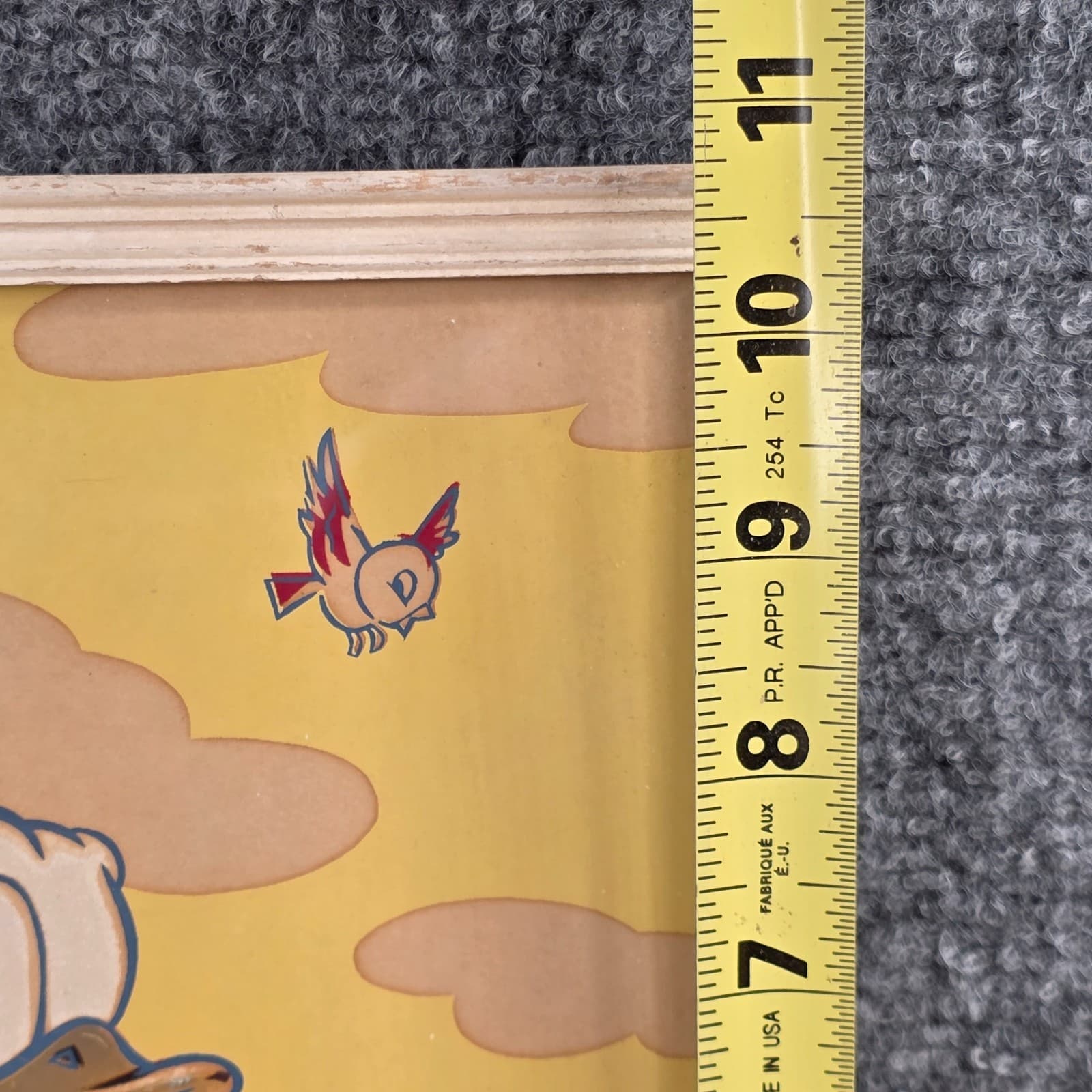 Vintage Walt Disney production Donald Duck Picture Painting - Thumbnail 3