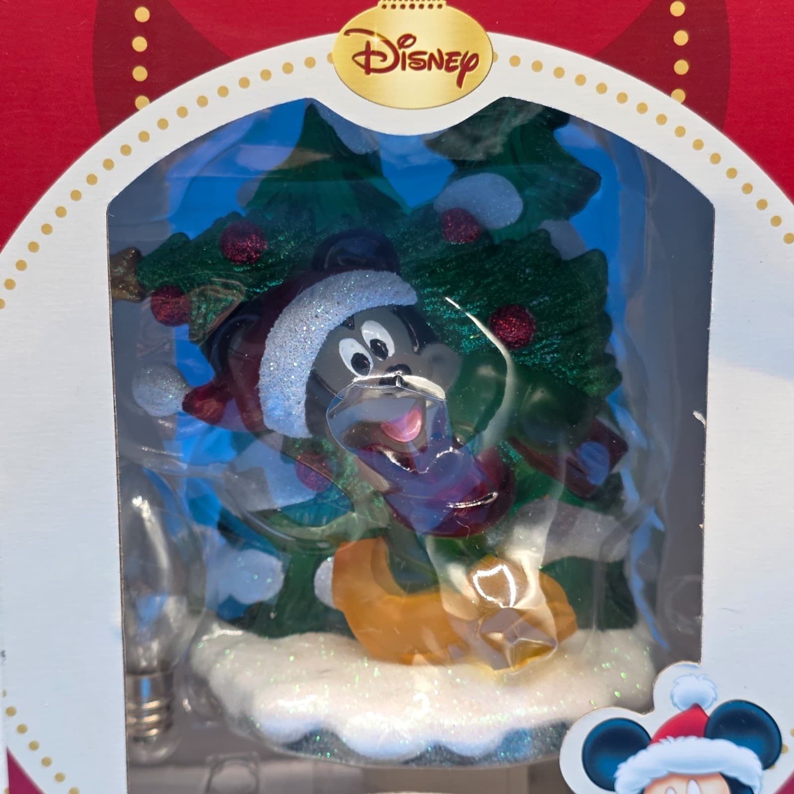 Disney Mickey Mouse Holding Christmas Tree, Nightlight NEW! - Thumbnail 8