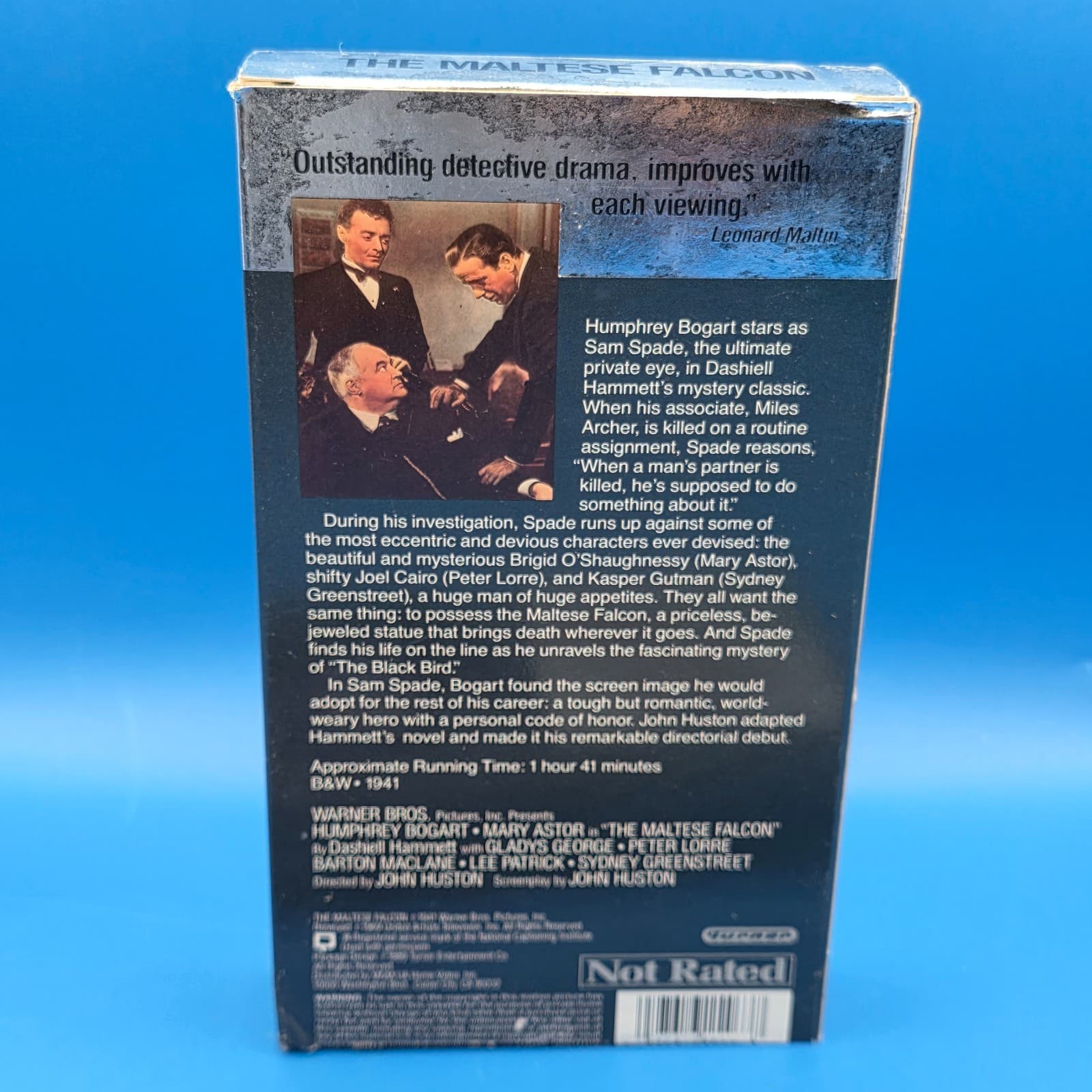 The Maltese Falcon 1941 Beta Betamax Tape NOT VHS Humphrey Bogart MGM UA Noir - Thumbnail 3