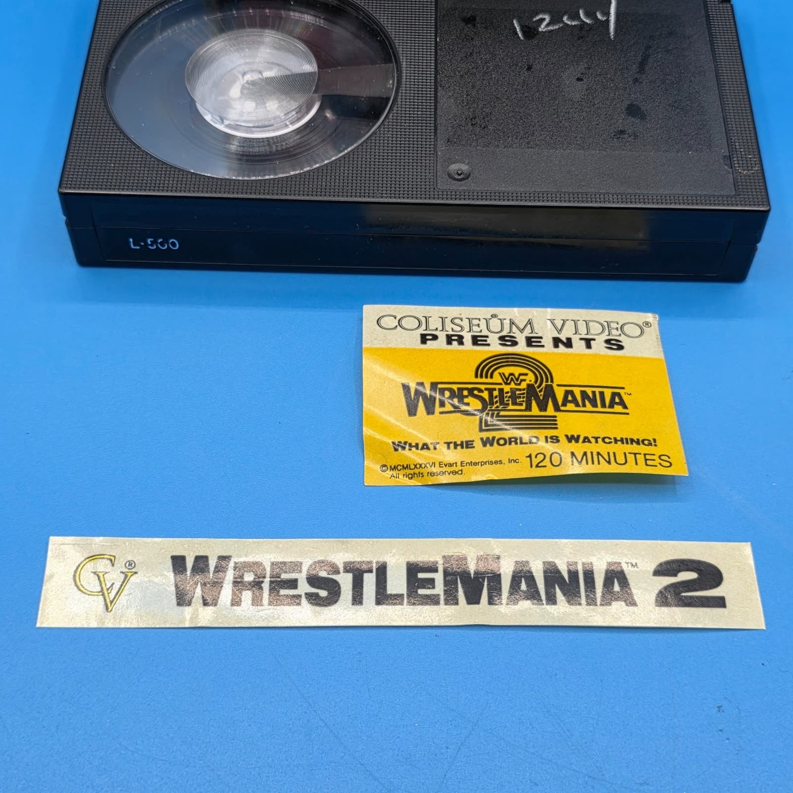 WWF Wrestlemania 2 COLISEUM VHS Hulk Hogan vs King Kong Bundy 1986 - Thumbnail 2