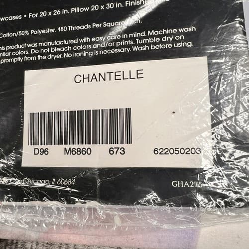 VTG Sears Colormate 2 Standard Size Chantelle Floral Pillowcases 180 Percale - Thumbnail 4