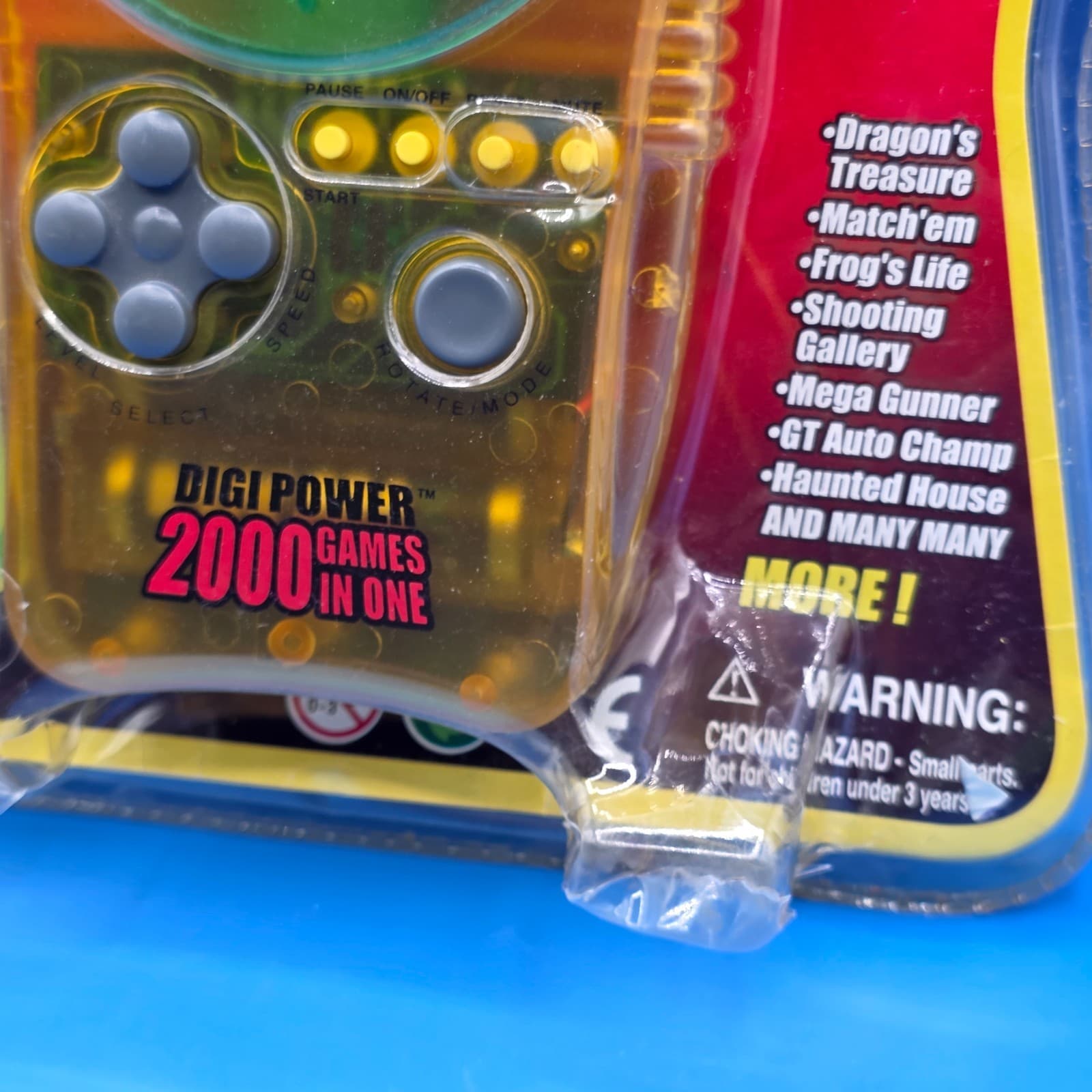 Vintage Digi Power Monster Electronic Games Uni Toys 2005 Handheld Portable Mini - Thumbnail 6