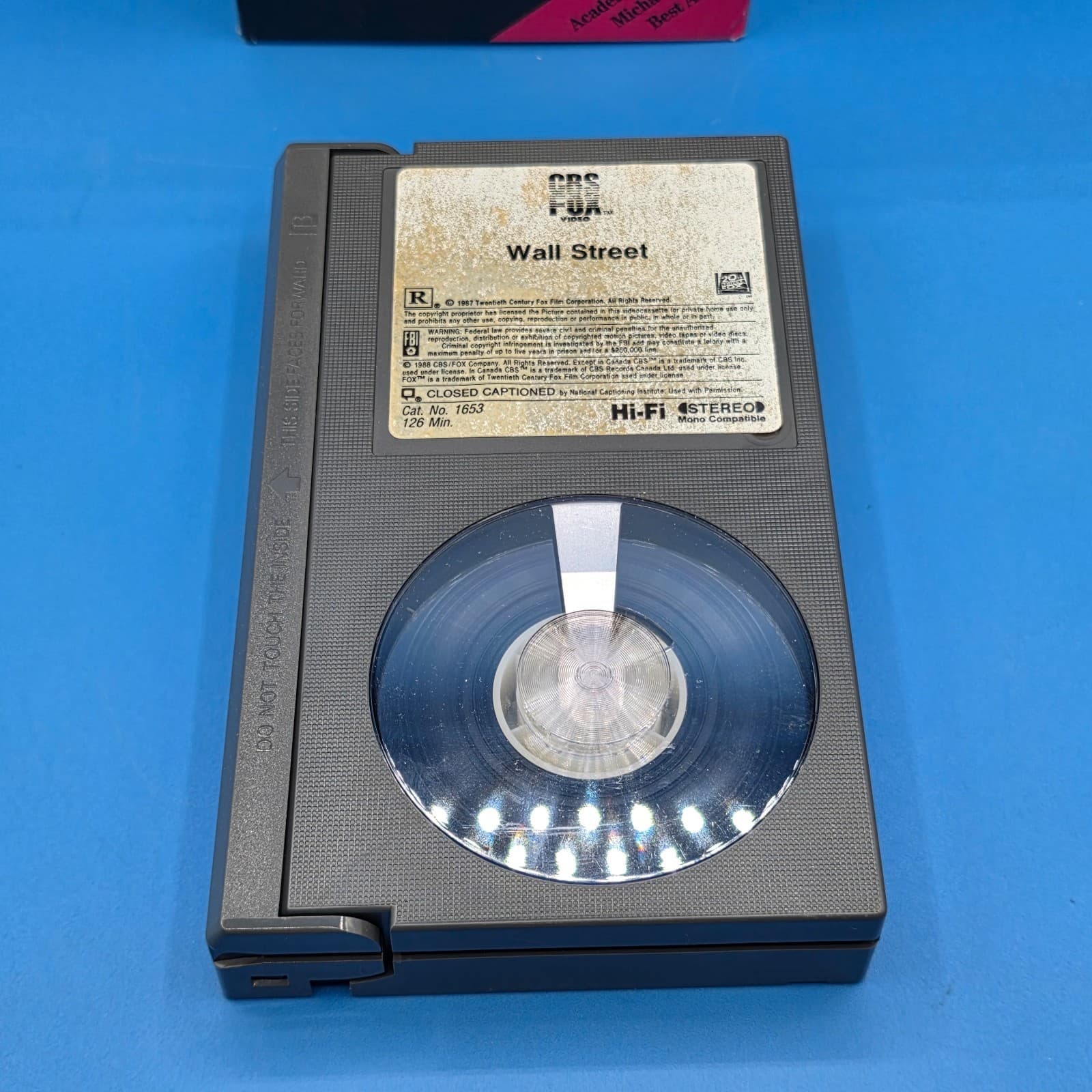 Wall Street 1988 Betamax Beta Douglas Sheen Partial Seal Ultra Rare - Thumbnail 2