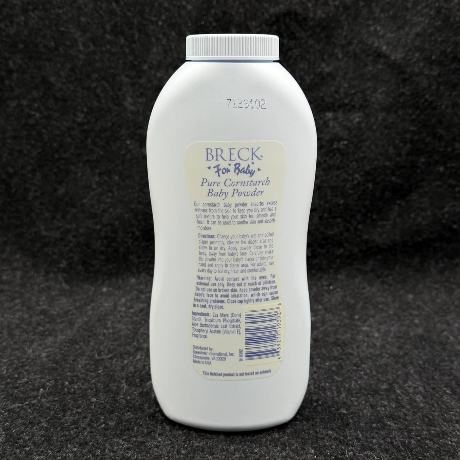 Johnson’s Baby Powder Pure Cornstarch 9 Oz Sealed Aloe & Vitamin E Mildness - Thumbnail 4
