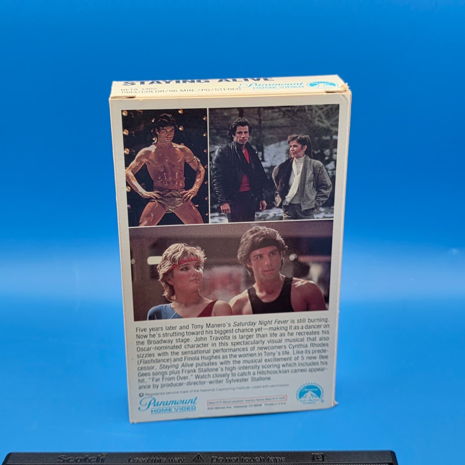Staying Alive 80's Dance Music Drama Betamax NOT VHS 1983 John Travolta Beta - Thumbnail 3