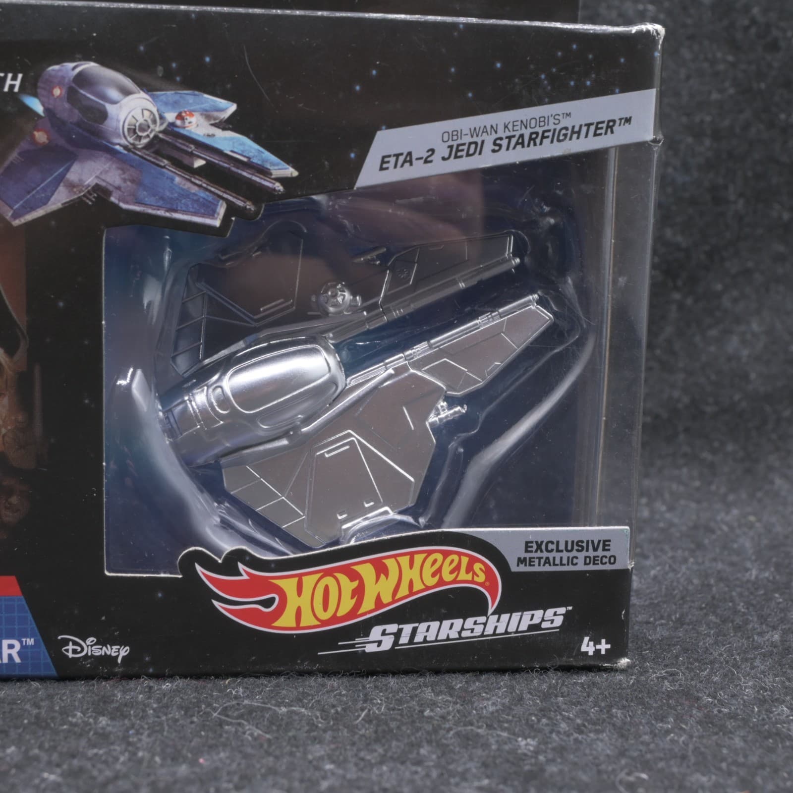 Hot Wheels Star Wars Starships ETA-2 Jedi Starfighter Obi-Wan Kenobi - Thumbnail 2