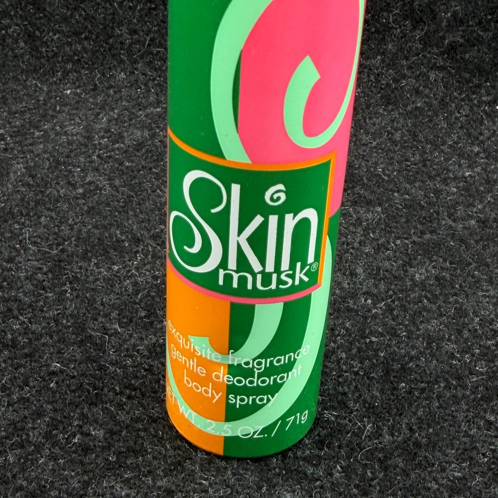 VTG Skin Musk by Parfums De Coeur 2.5 oz 71g Deodorant Body Spray for Women NOS - Thumbnail 2