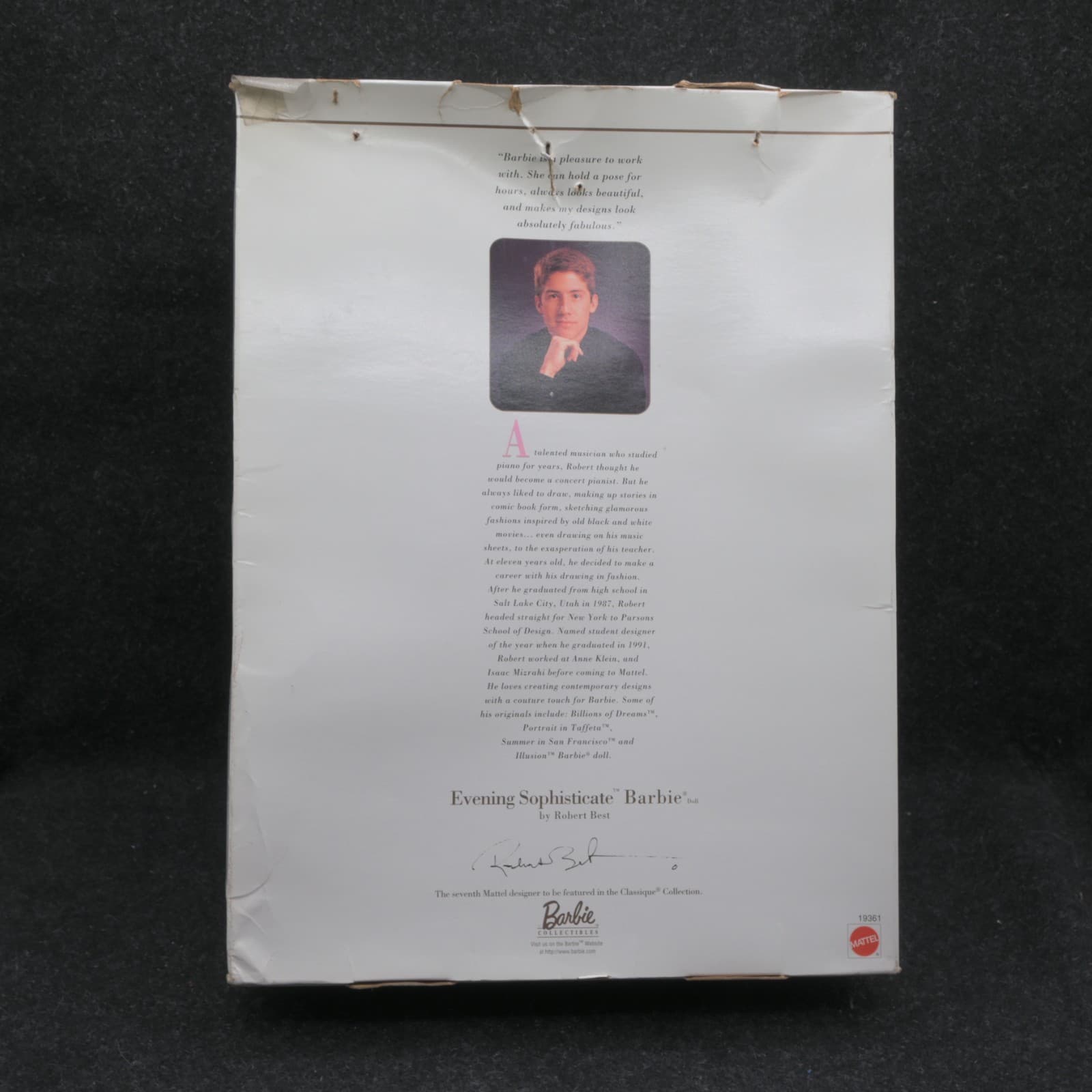 Mattel Barbie Classique Collection Evening Sophisticate Collector Edition Doll - Thumbnail 3