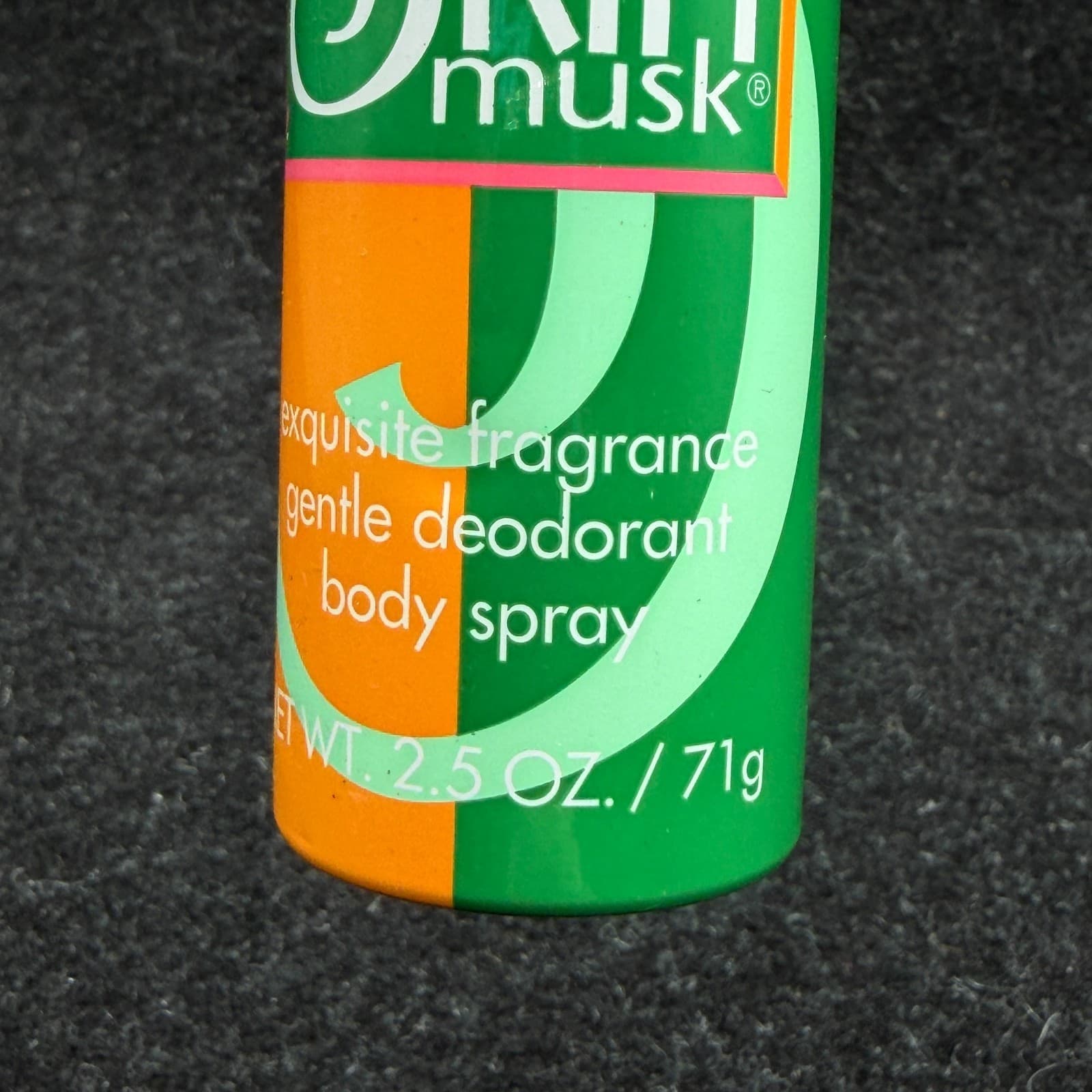 VTG Skin Musk by Parfums De Coeur 2.5 oz 71g Deodorant Body Spray for Women NOS - Thumbnail 3