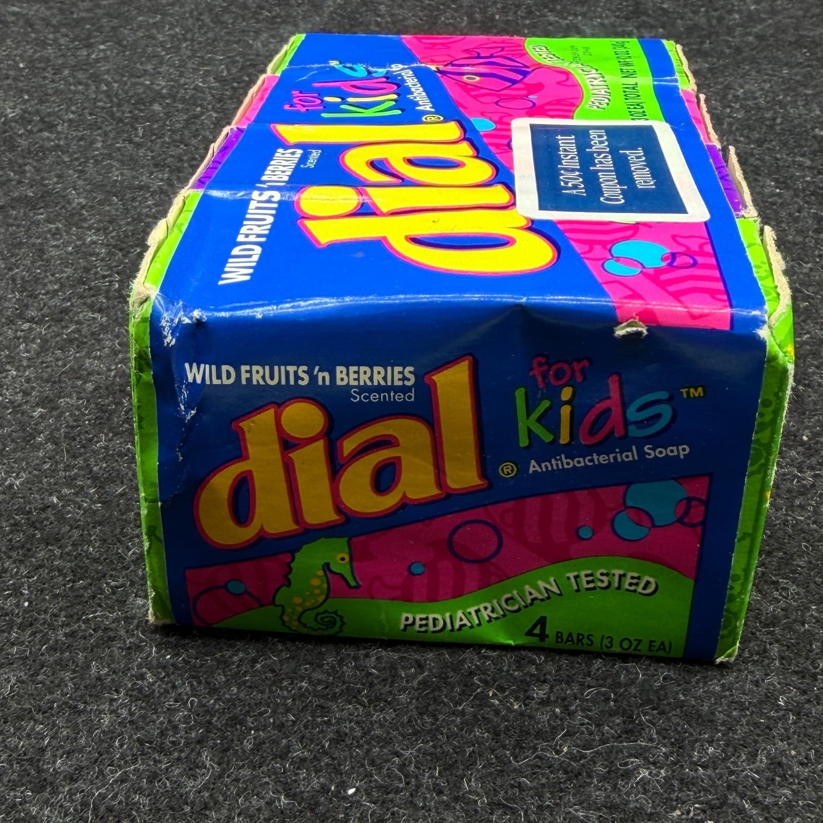 Vintage Dial For Kids Soap Wild Fruits N Berries 4 Bars (3oz Each) - Thumbnail 9