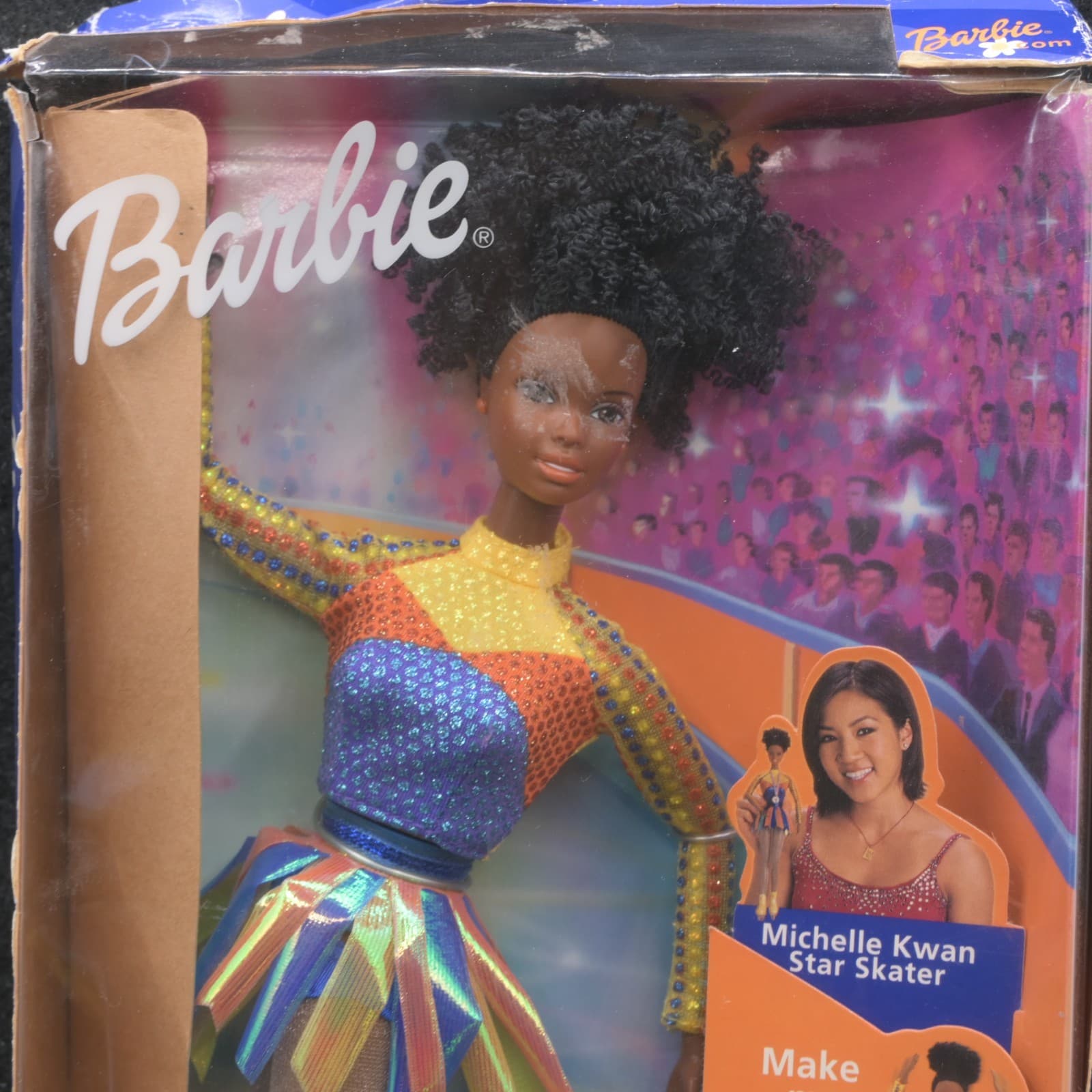 Star Skater Barbie Doll African American 2002 Olympic Winter Games Mattel 53376 - Thumbnail 5