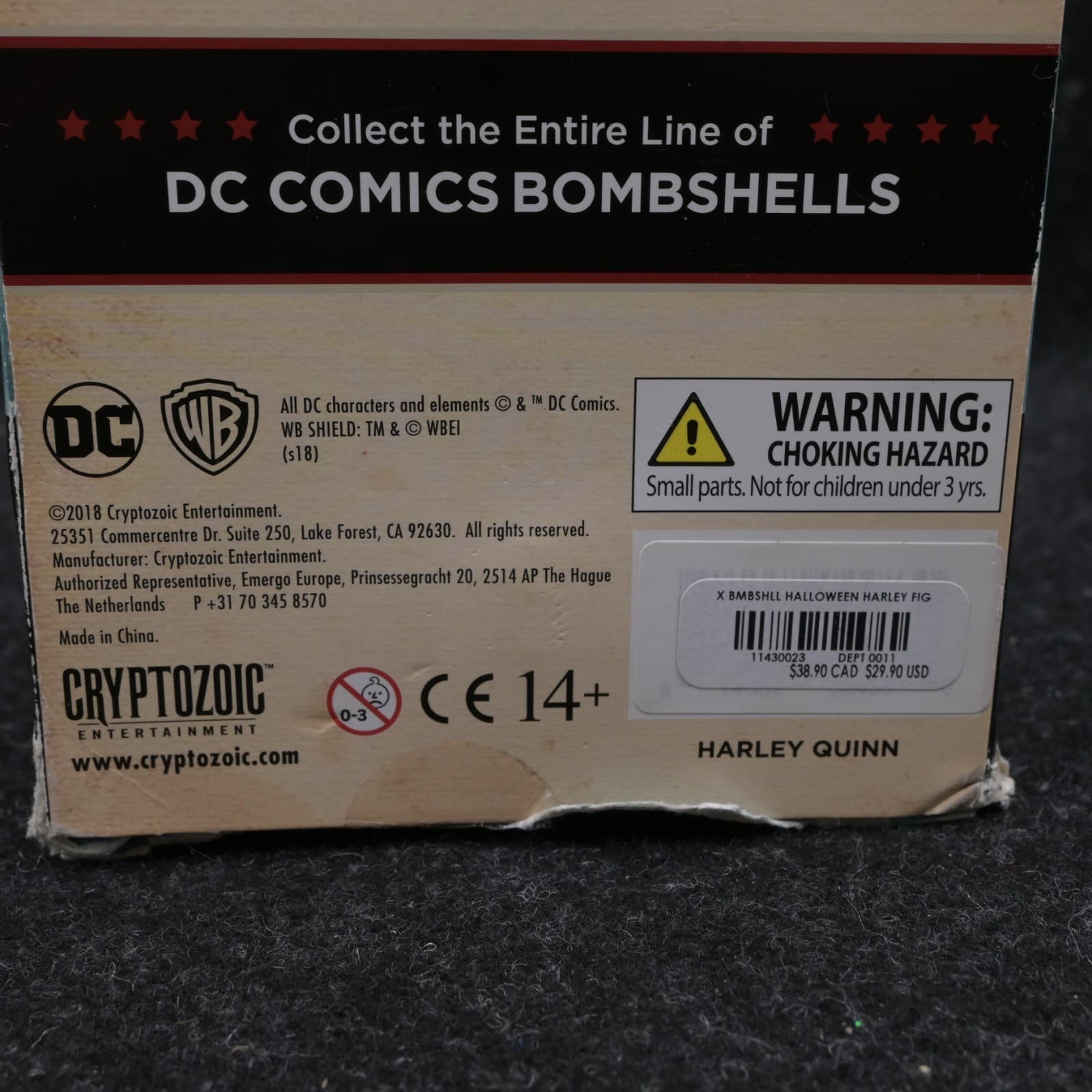Cryptozoic DC Comics Bombshells Series 3 Harley Quinn 7 Vinyl Figure - Window-Bo - Thumbnail 8